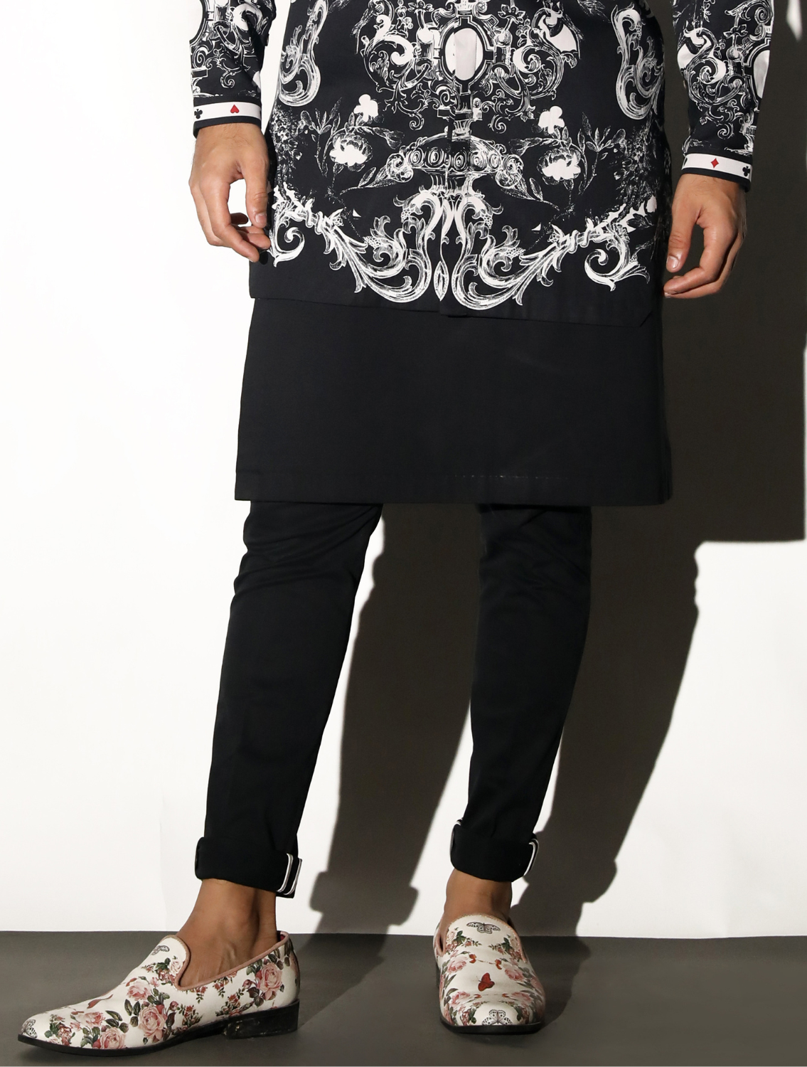 Black Kilt Pants