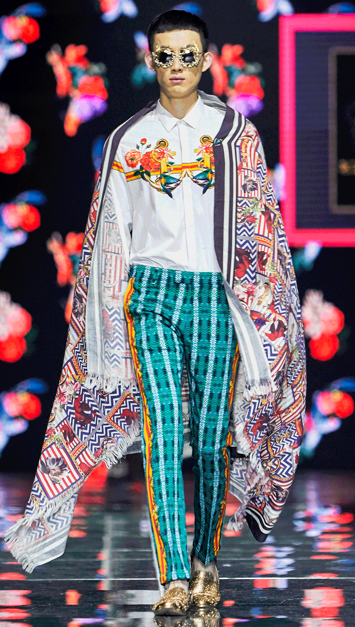 Anchor Signature Aquesthetic shirt and Oceanic Printed Trousers