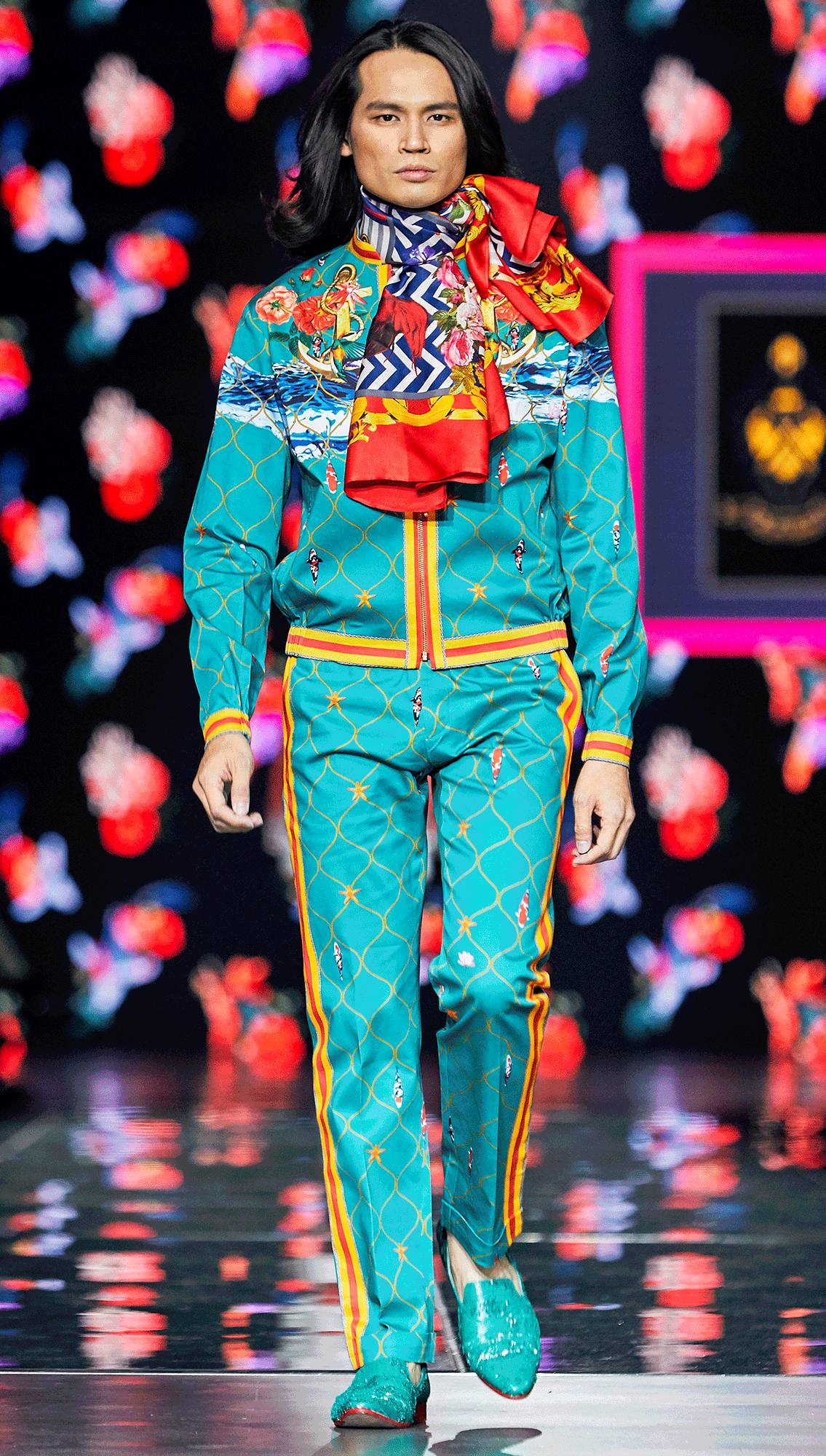 Fisher Bomber Jacket and Dylan Printed Pants