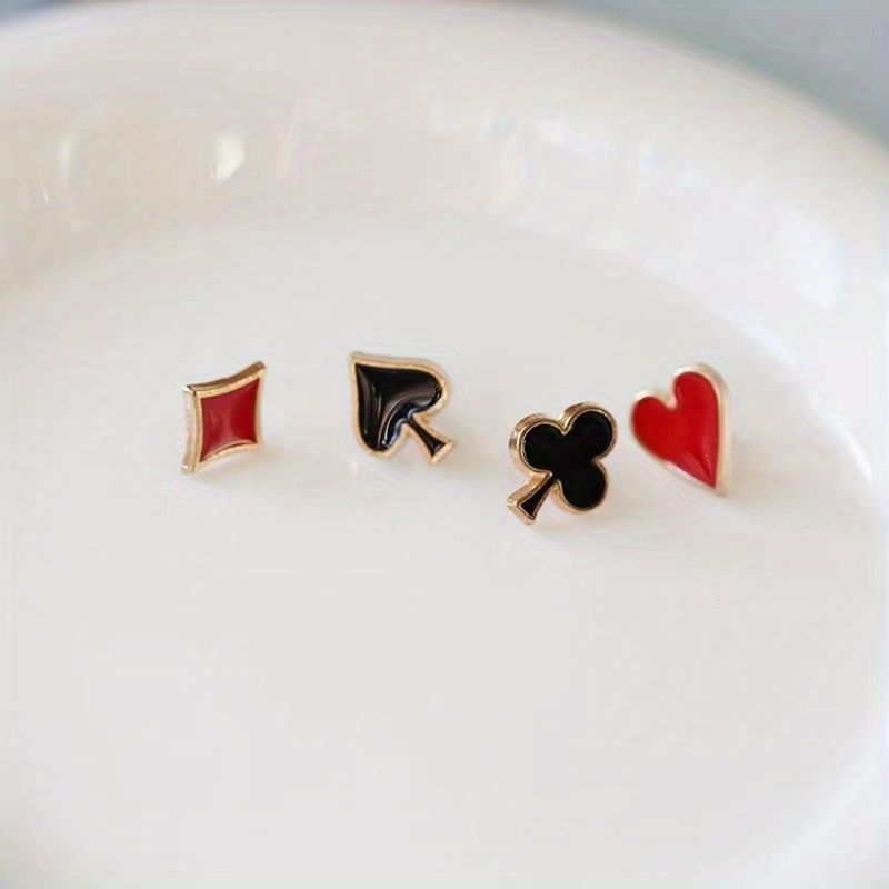 Playing Cards Set Brooch