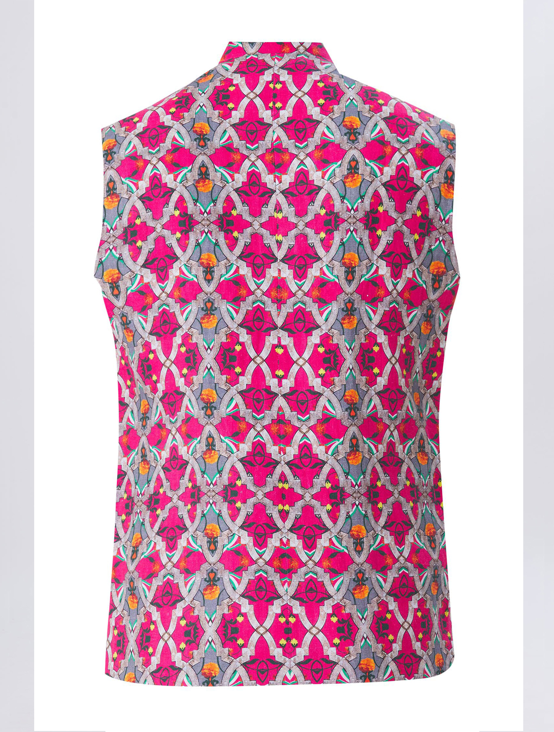 RudraJali Linen Waistcoat