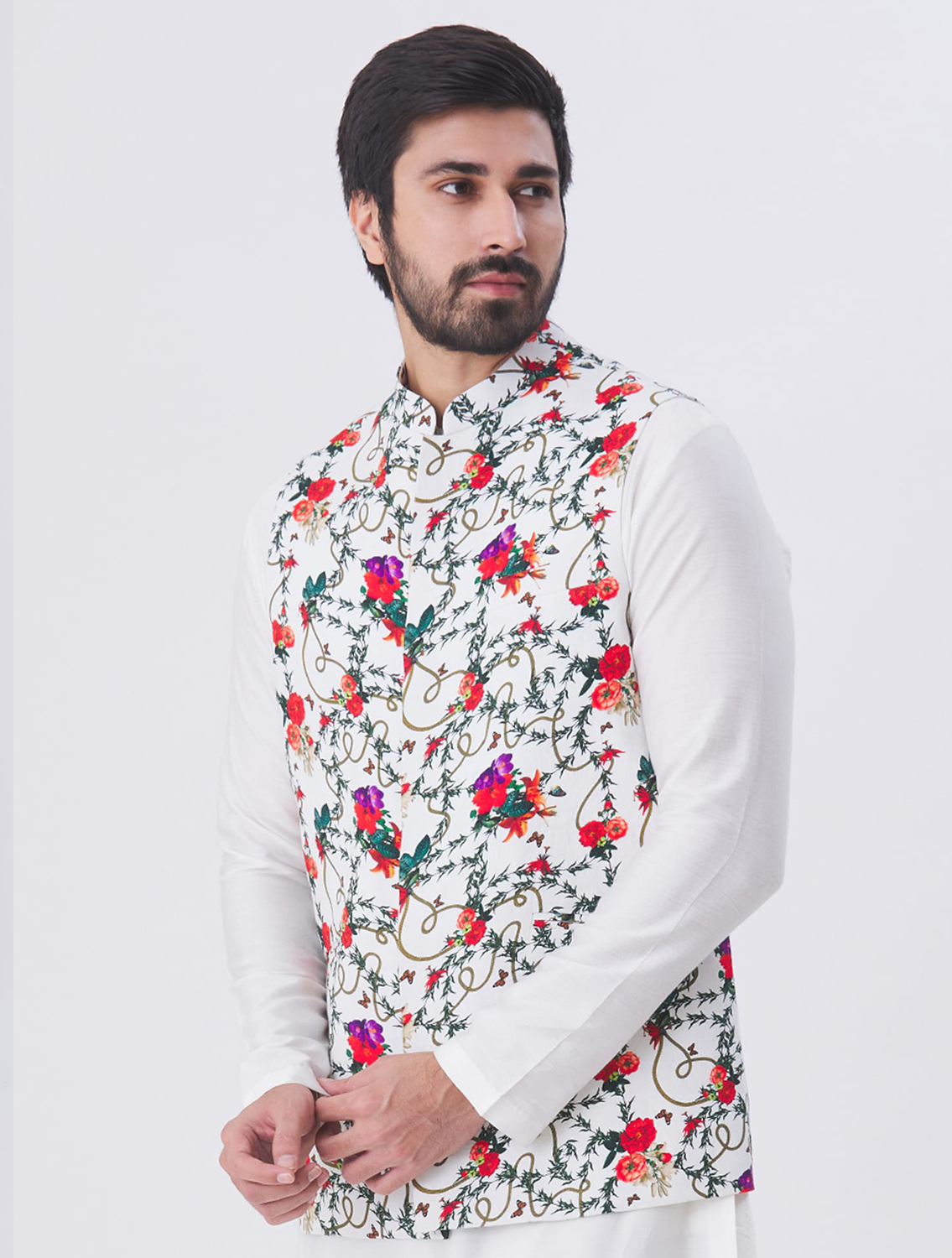 Falaq Linen Waistcoat
