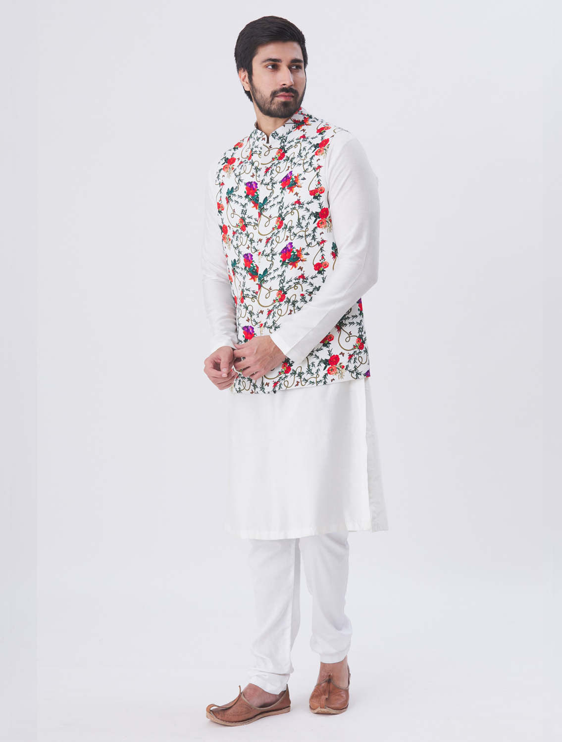 Falaq Linen Waistcoat