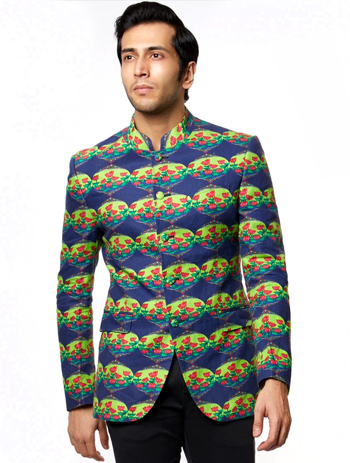 Rajah Lotus Bandhgala Jacket