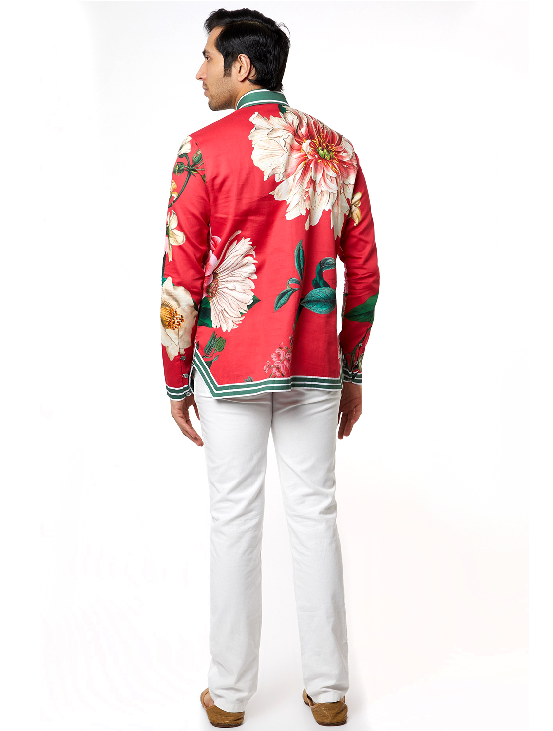 Red Rodger Hem Striper Shirt