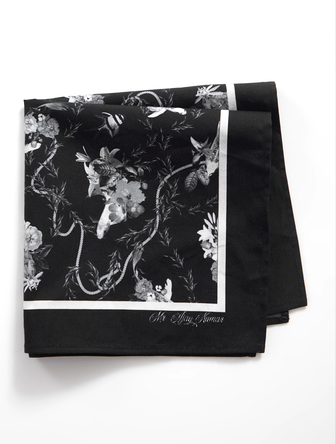 Black Noesis Pocketsquare