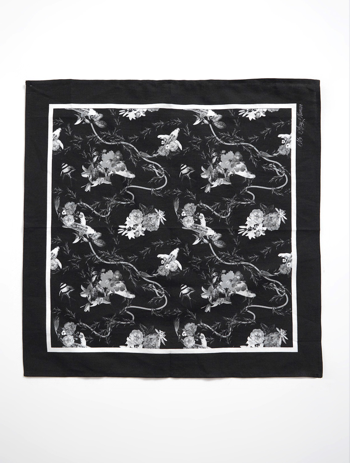 Black Noesis Pocketsquare