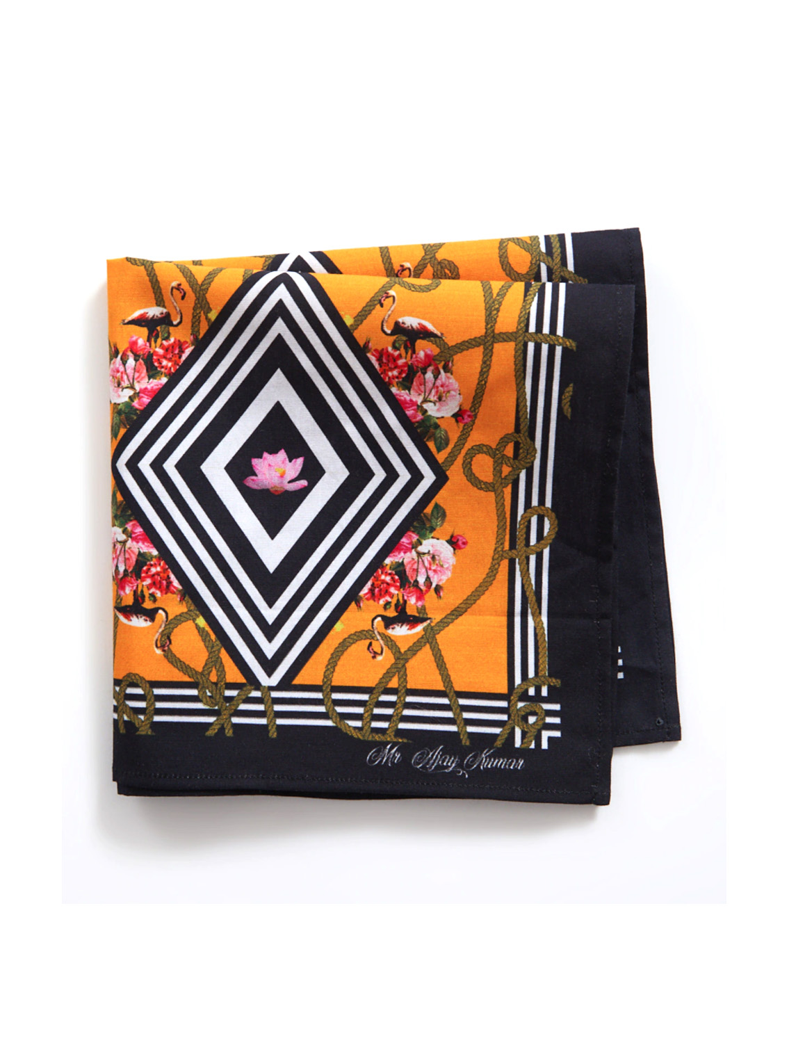 Yellow Diamond Pocketsquare