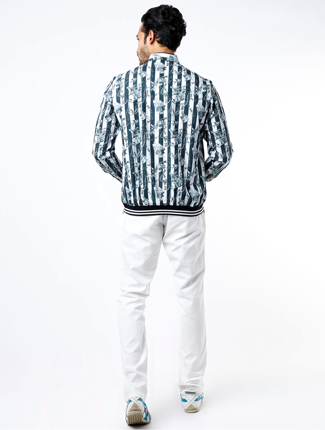 Pique Bomber Style Shirt