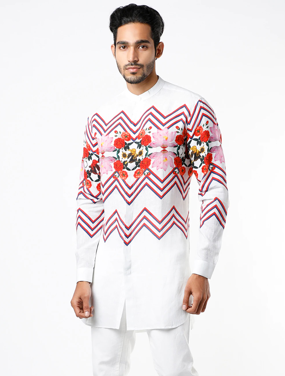 Nicholas White Linen Shirt