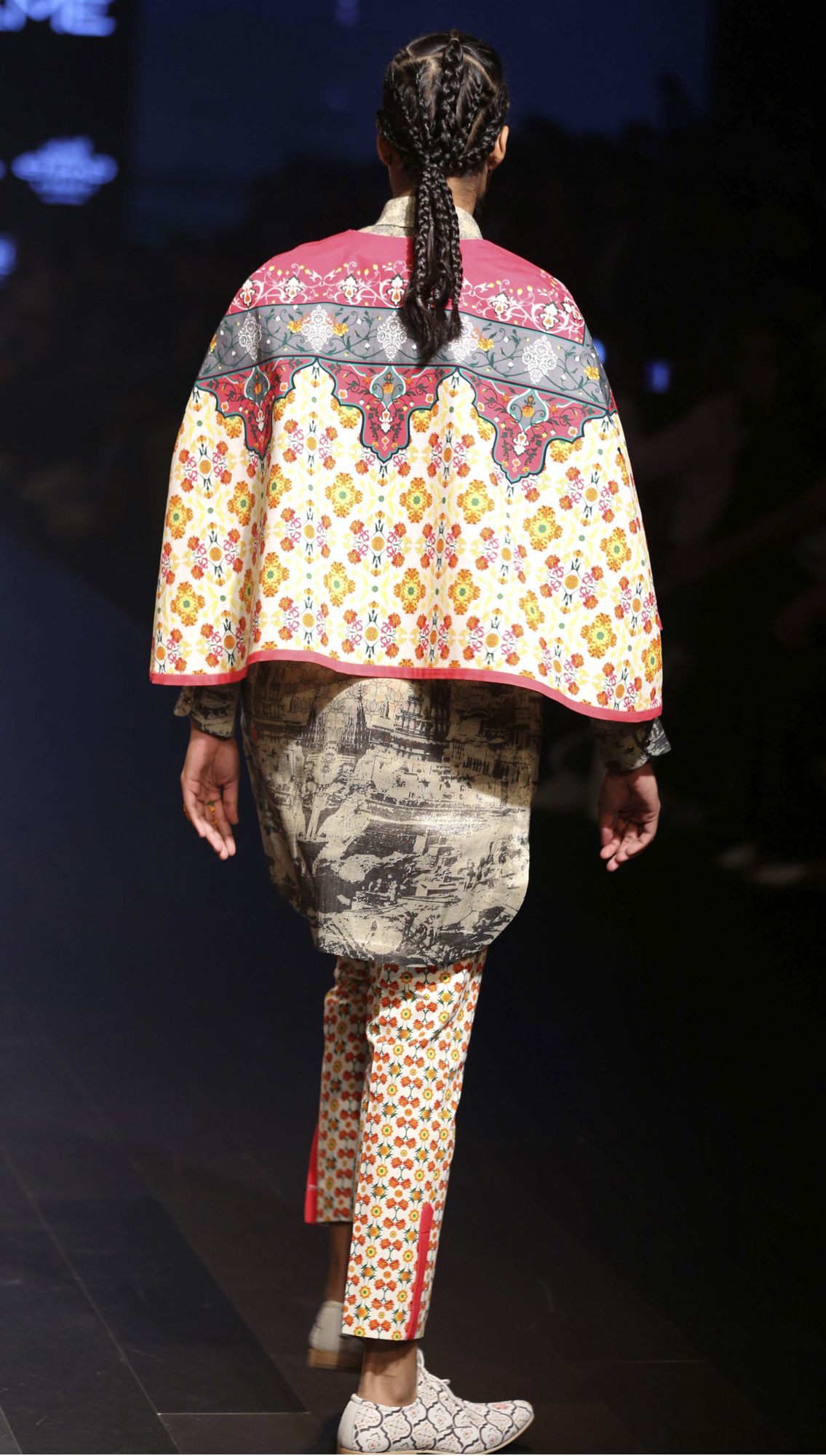 Nalanda Crop Cape Jacket Benares Shirt Rani Trousers