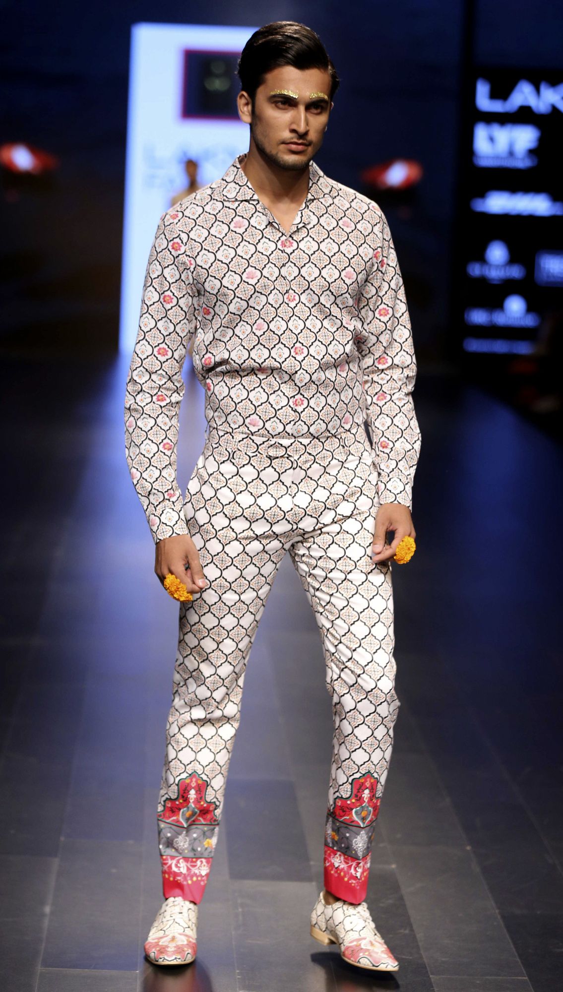 Aryan Shirt Guru Flared Trousers