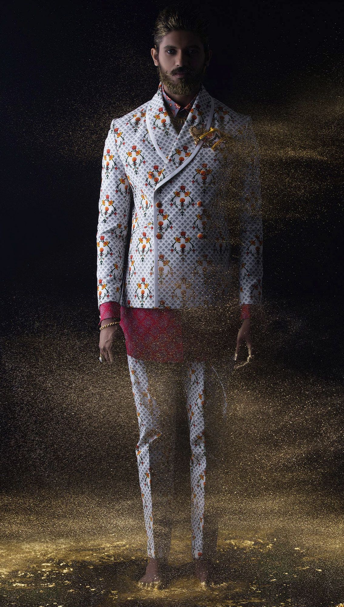 Ustaad Jacket Varanasi Shirt and Pandit Trousers