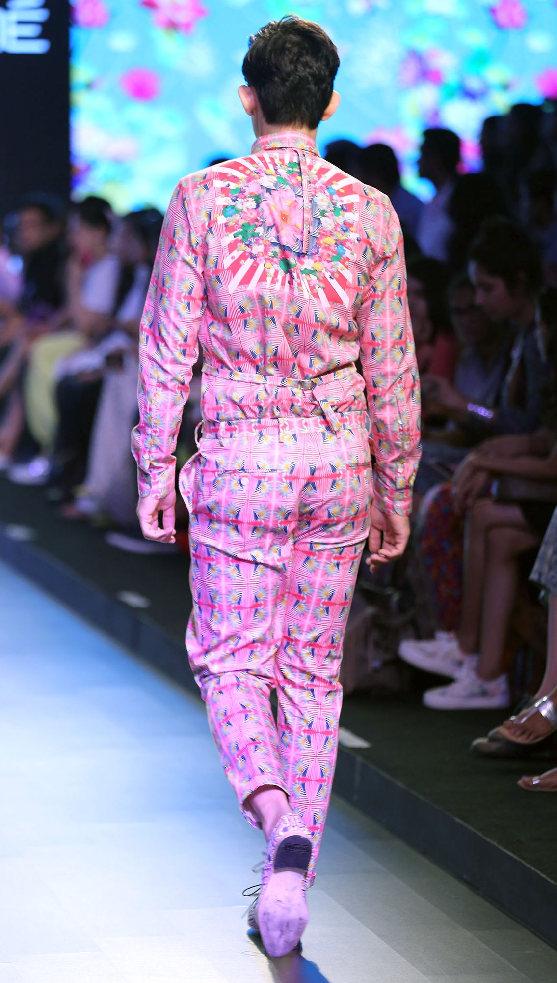 Puskar Printed Shirt Payoj Trousers