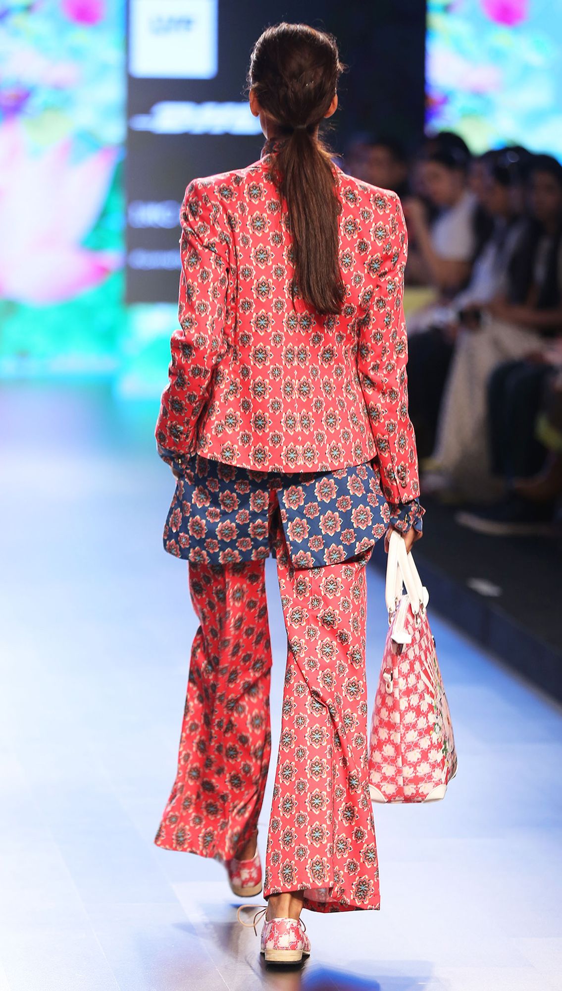 Trigonella Printed Wrap Shirt Trifolium Parallel Pants Xena Crop Blazer