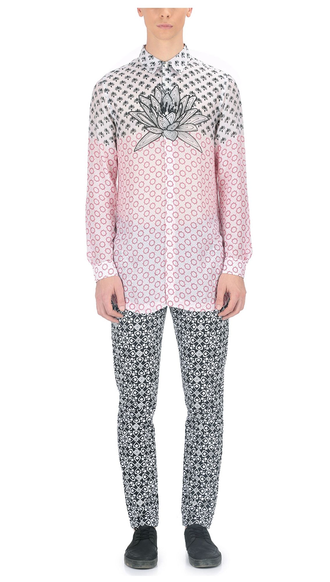 Vanaj Silk Shirt Loto Organza Silk Jacket Jalaj Trousers