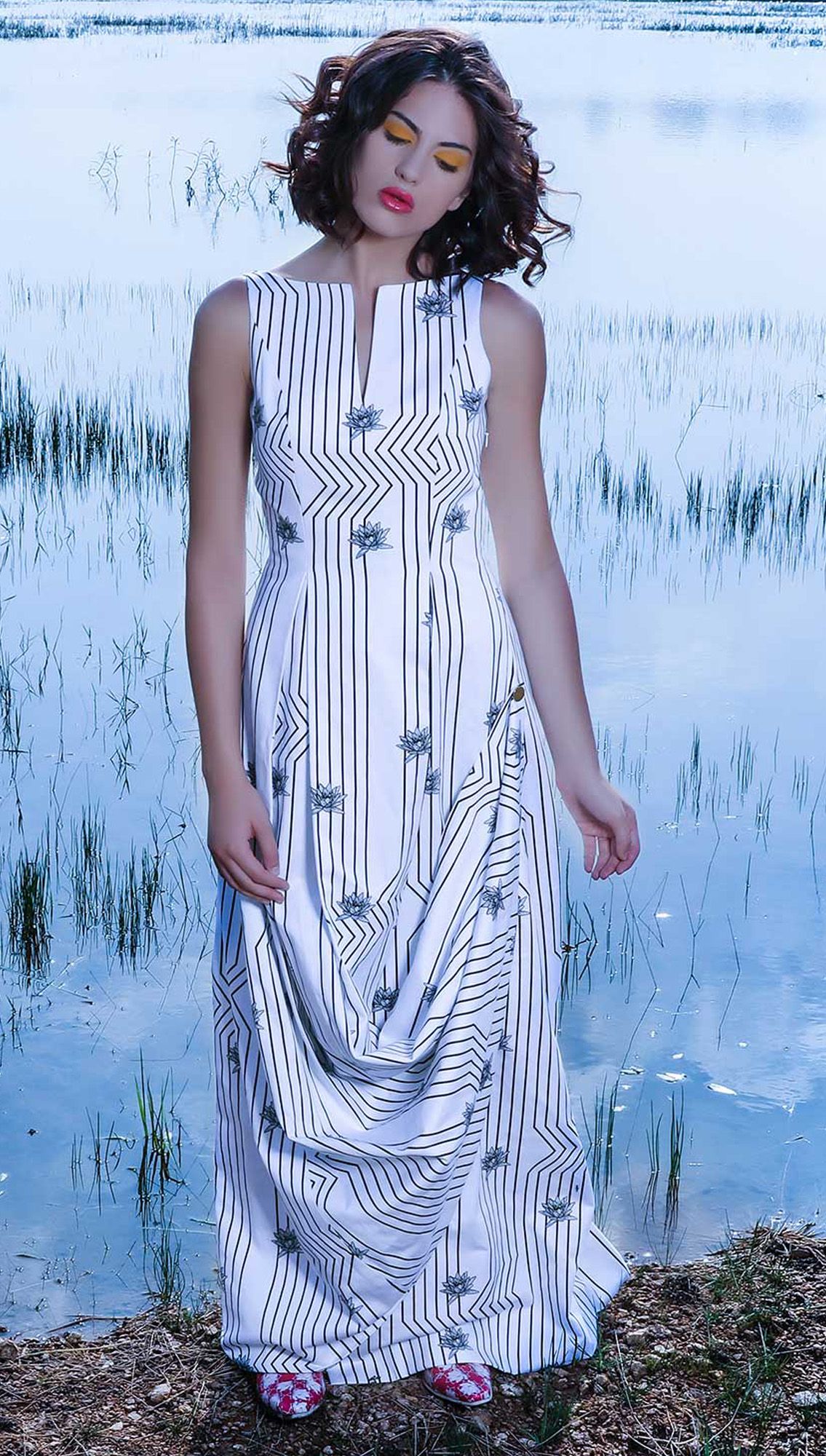 Fu-Hua Long Maxi Dress