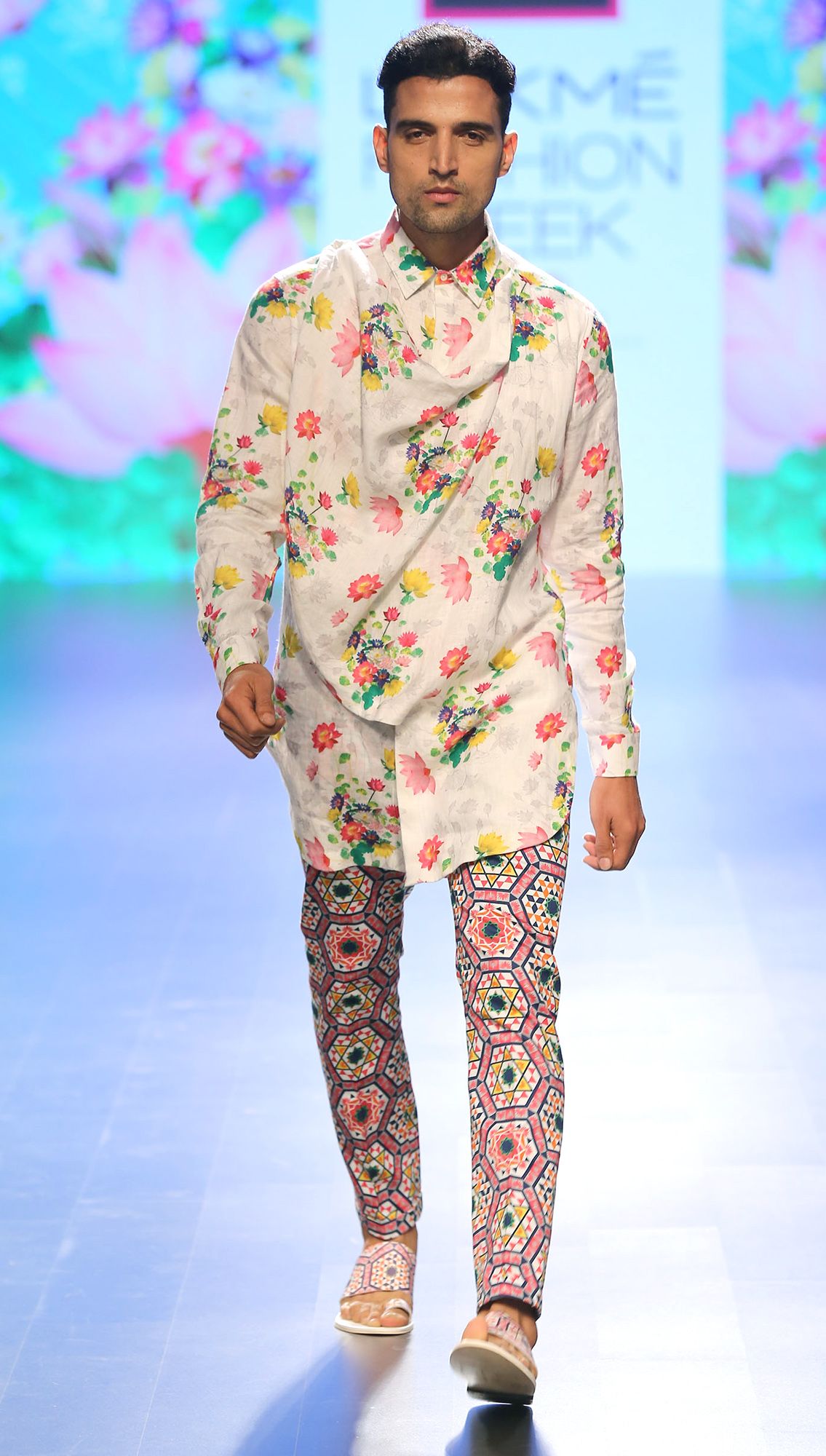 Utpala Linen Cowl Shirt Kanwal Kamal Trousers