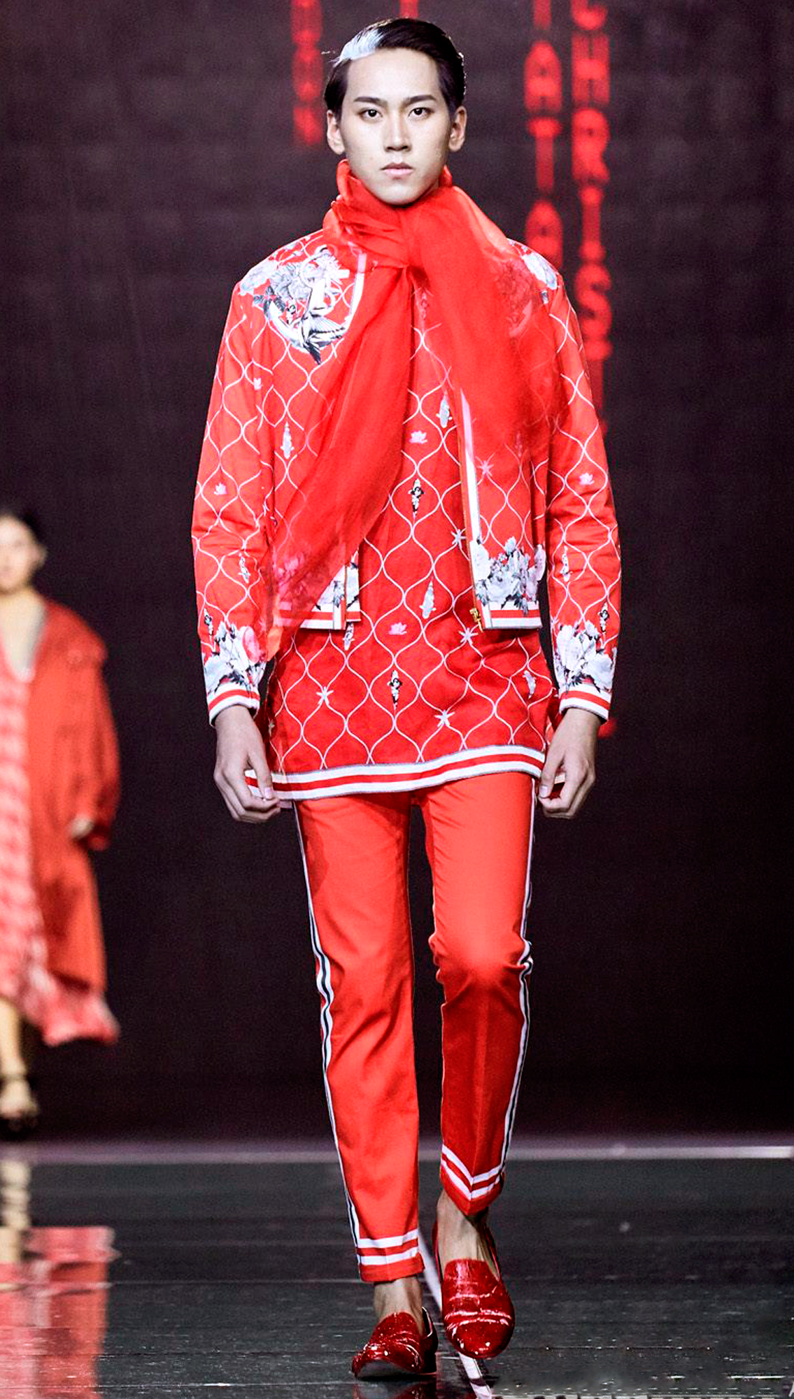 Ferdinand Silk Linen shirt Moses Bomber Jacket and Charles Side Striper Pants