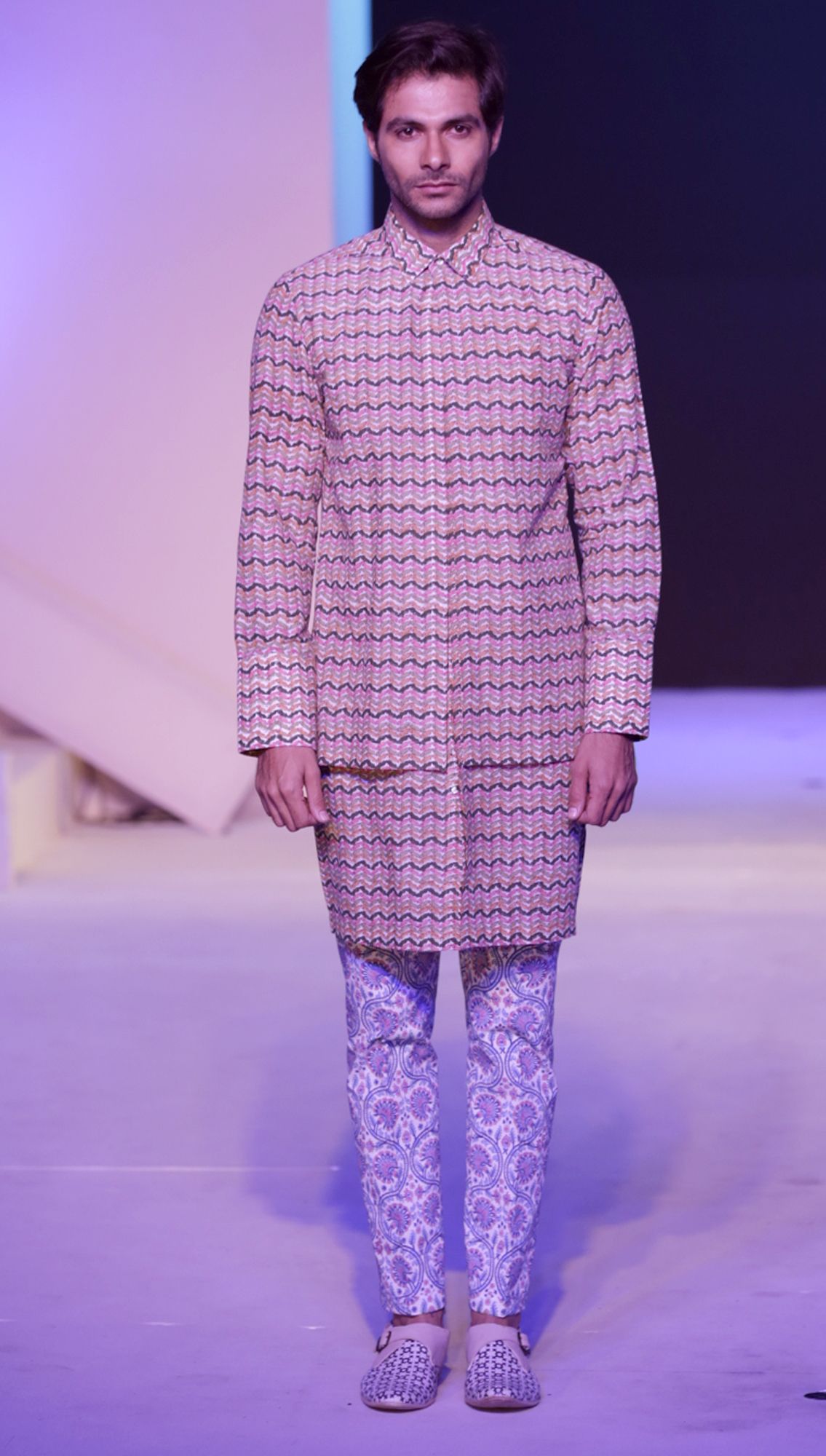 Jai Handloom Long Shirt Bhatti Trousers