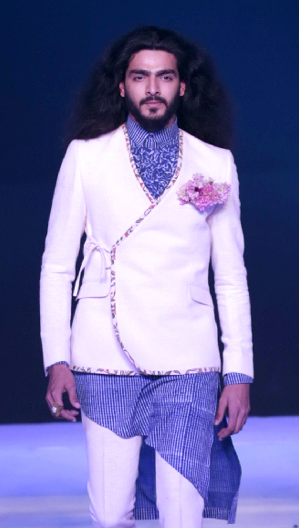 Maharana Angarkha Jacket Neel Handloom Shirt Mewat Trousers