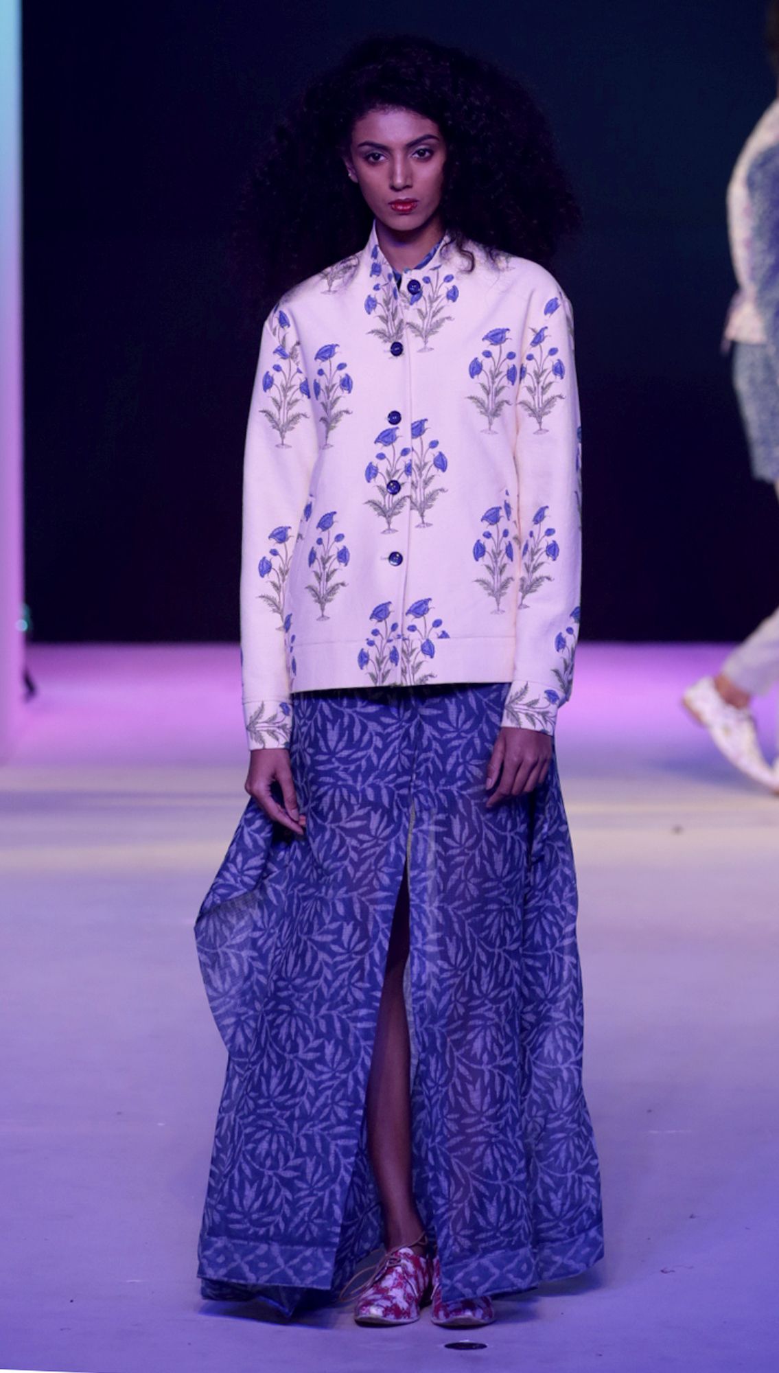 Ghoomer Asymmetrical Dress Zari Jacket