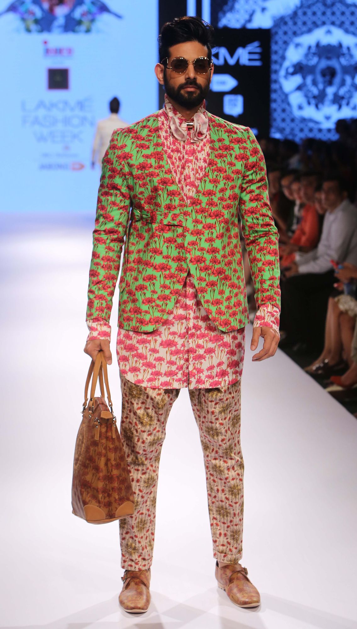 Dissonance Back Overlap Jacket Lakebed Long Shirt Cadence Printed Trousers