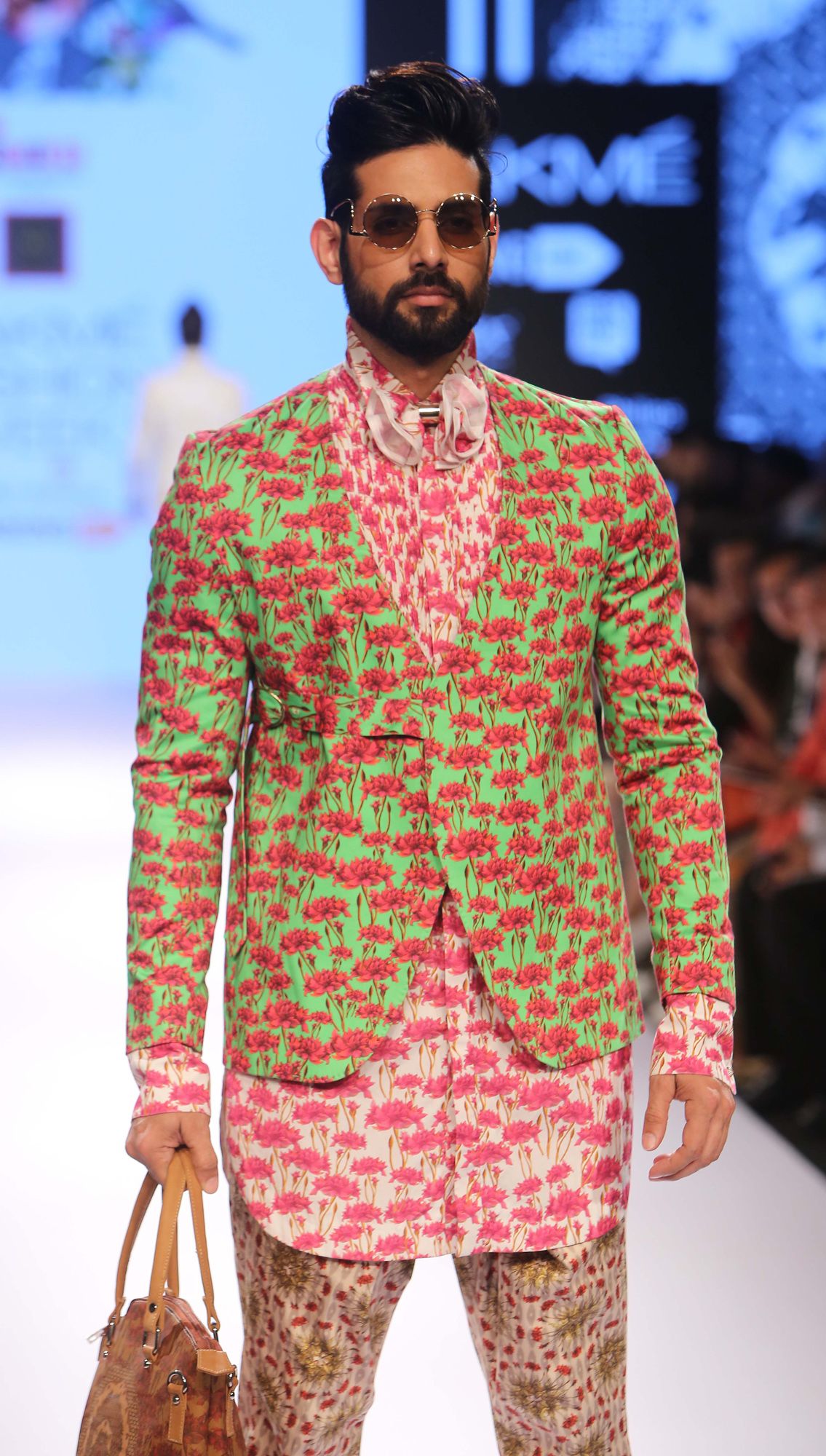 Dissonance Back Overlap Jacket Lakebed Long Shirt Cadence Printed Trousers