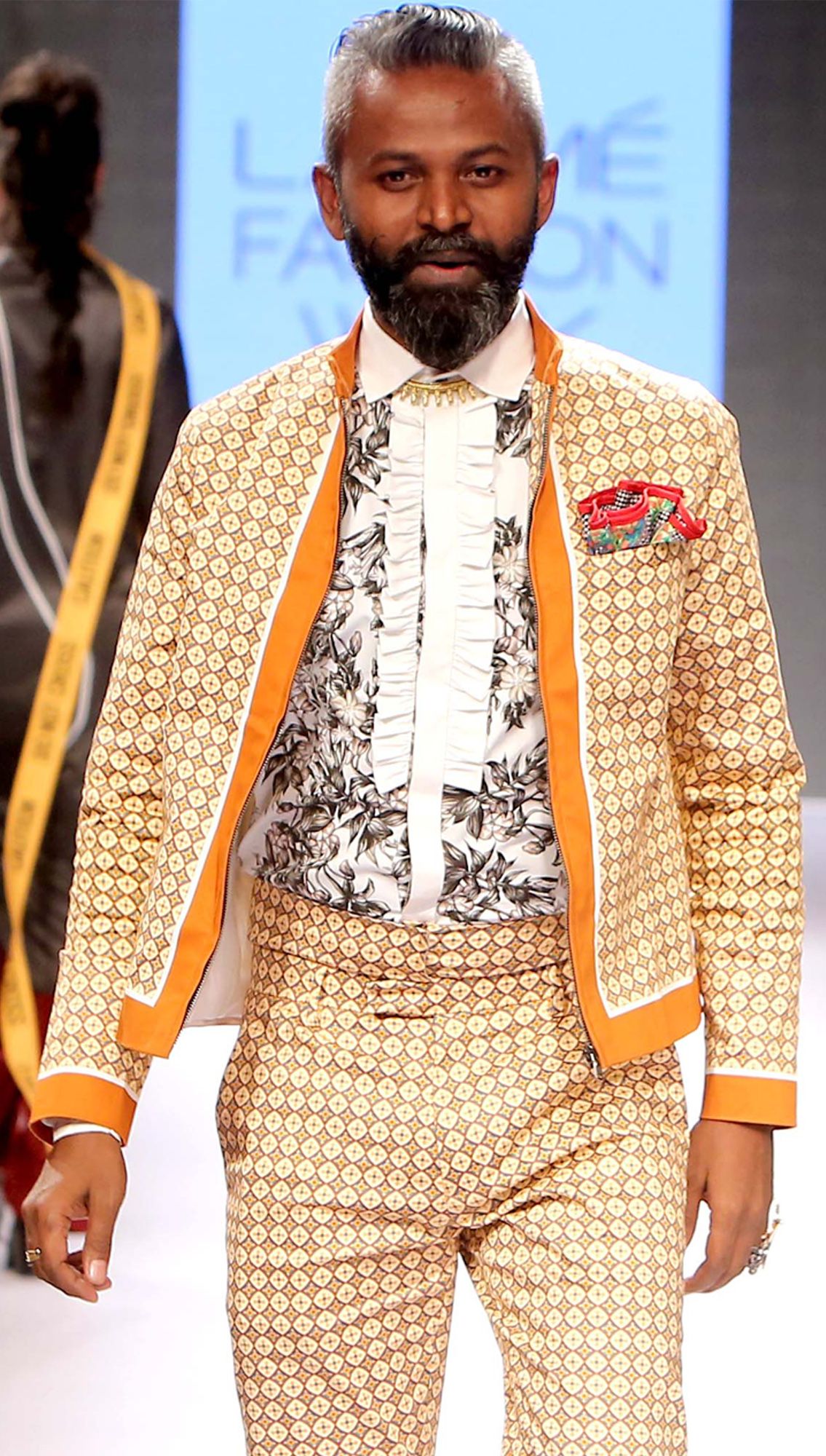 Accord Printed Shirt Sethzin Trousers Consonance Chequered Bomber Jacket