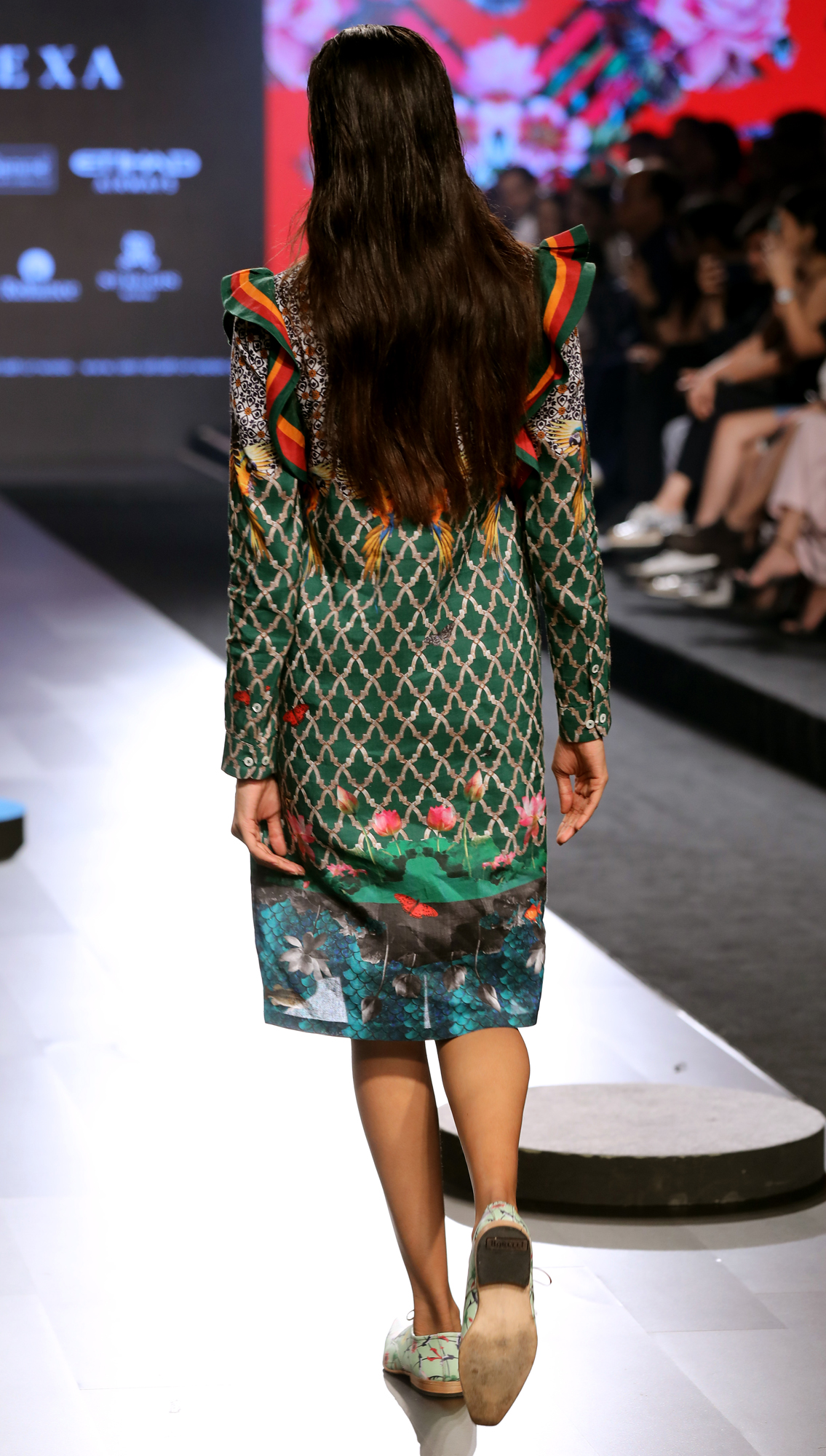 Macaque Dress Back