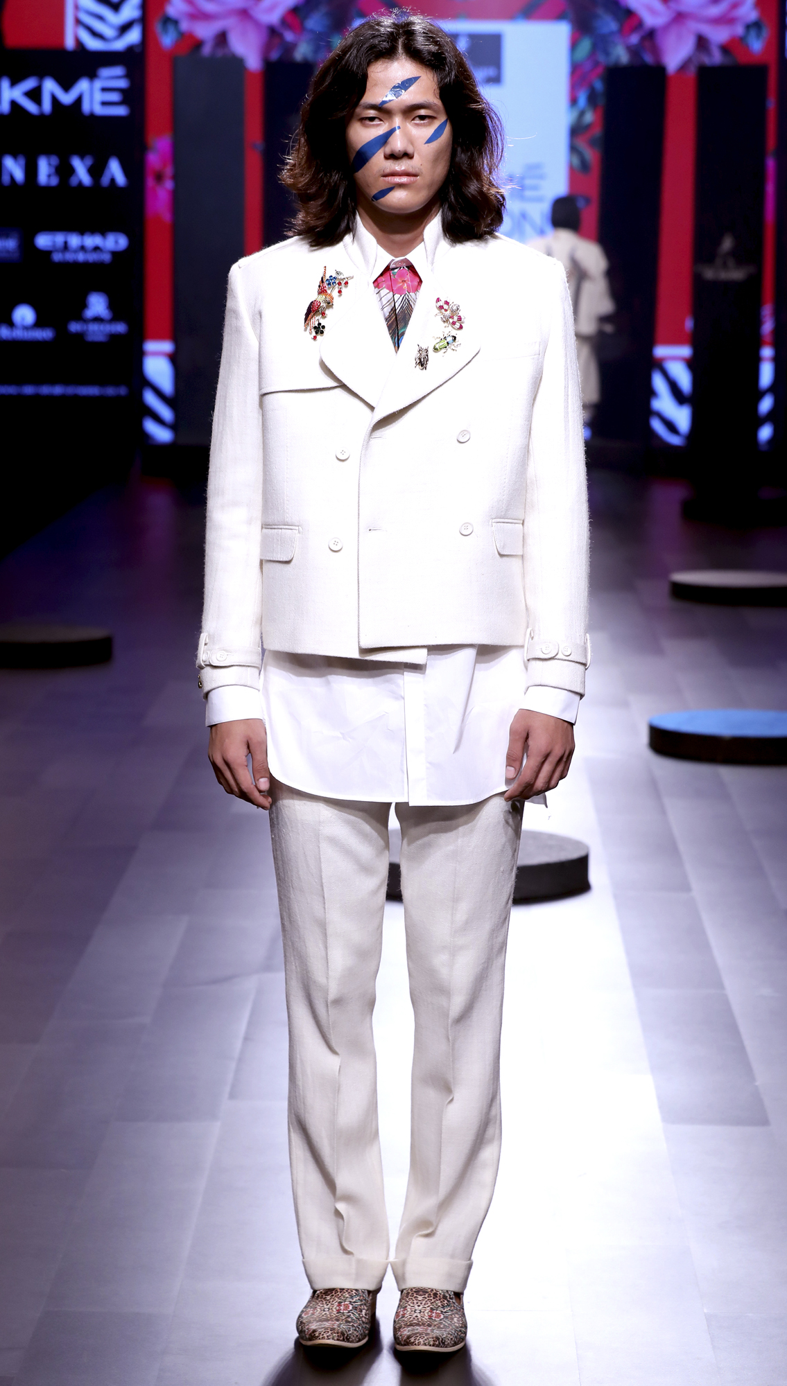 Corbett Double Breasted Crop Blazer Kazi Trousers