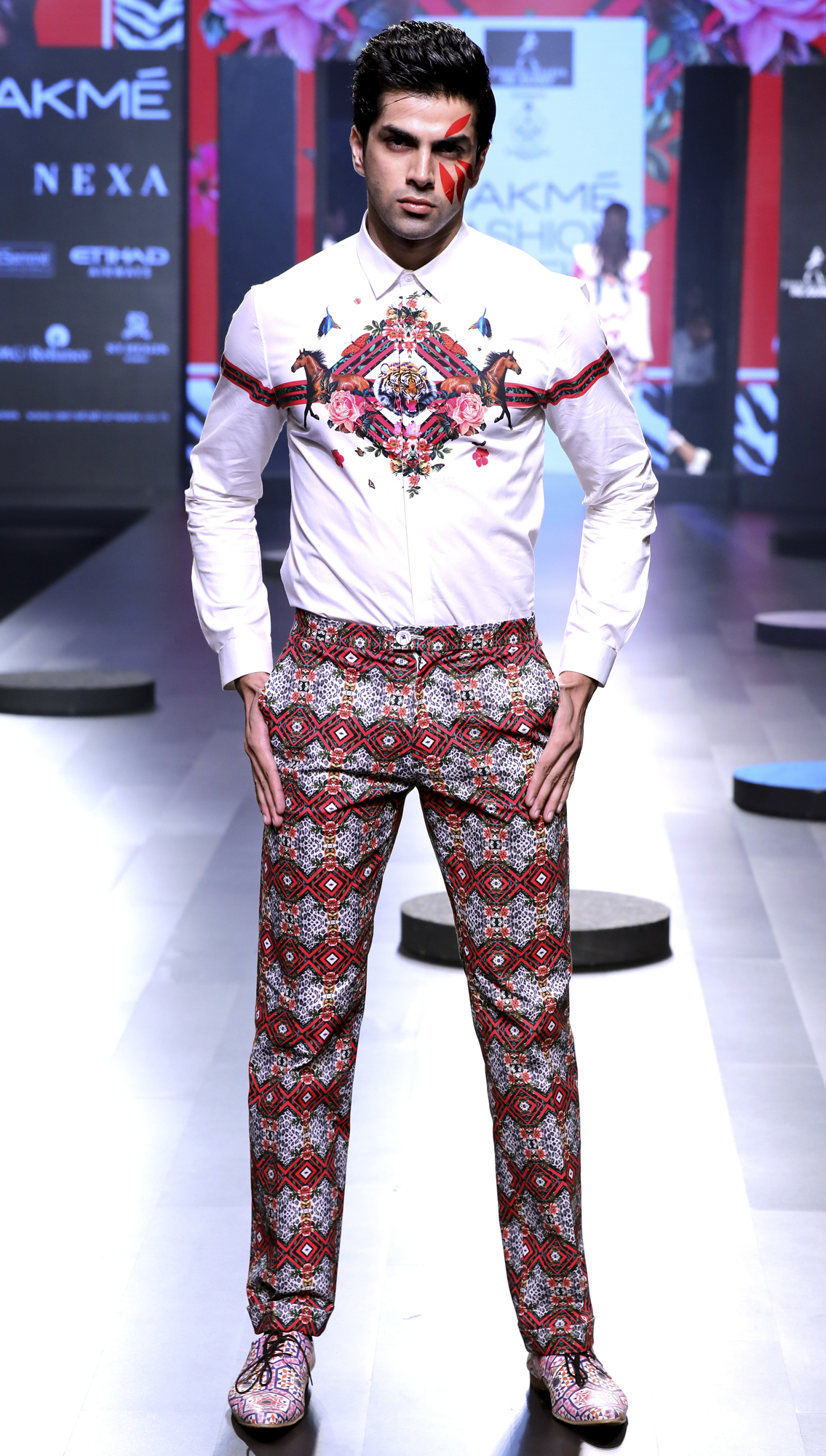Ranthambore Signature Printed Shirt Leopard Printed Trousers