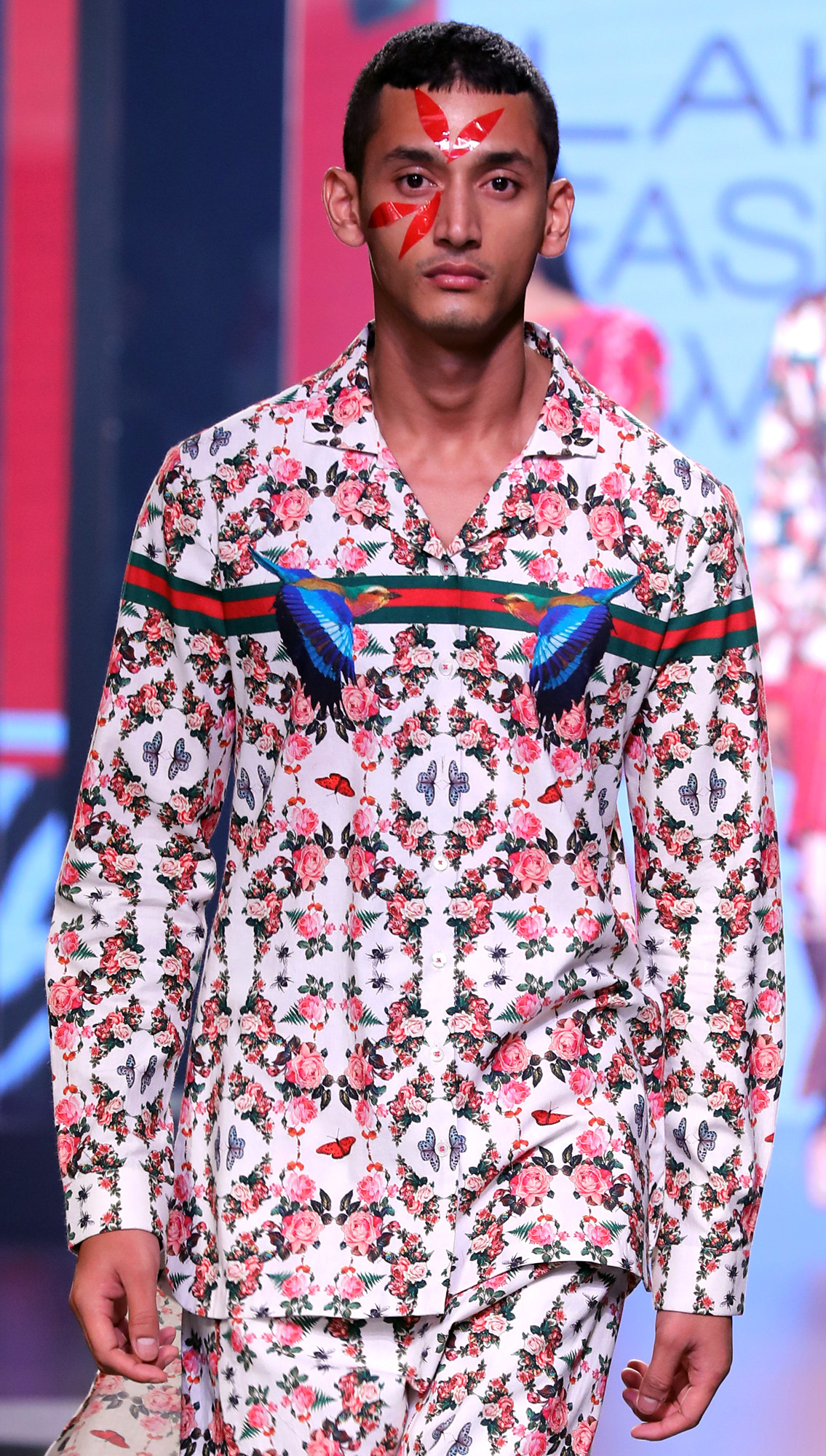 Peehan Shirt Hyena Printed Pants