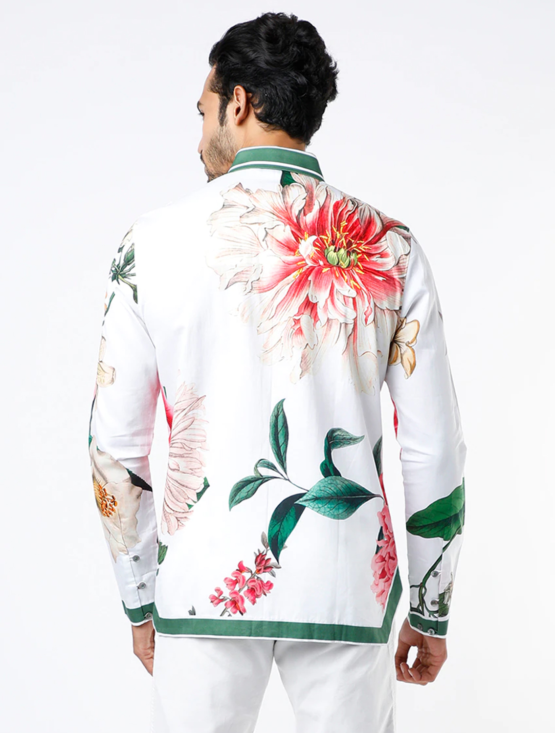 Liam White Hem Striper Shirt