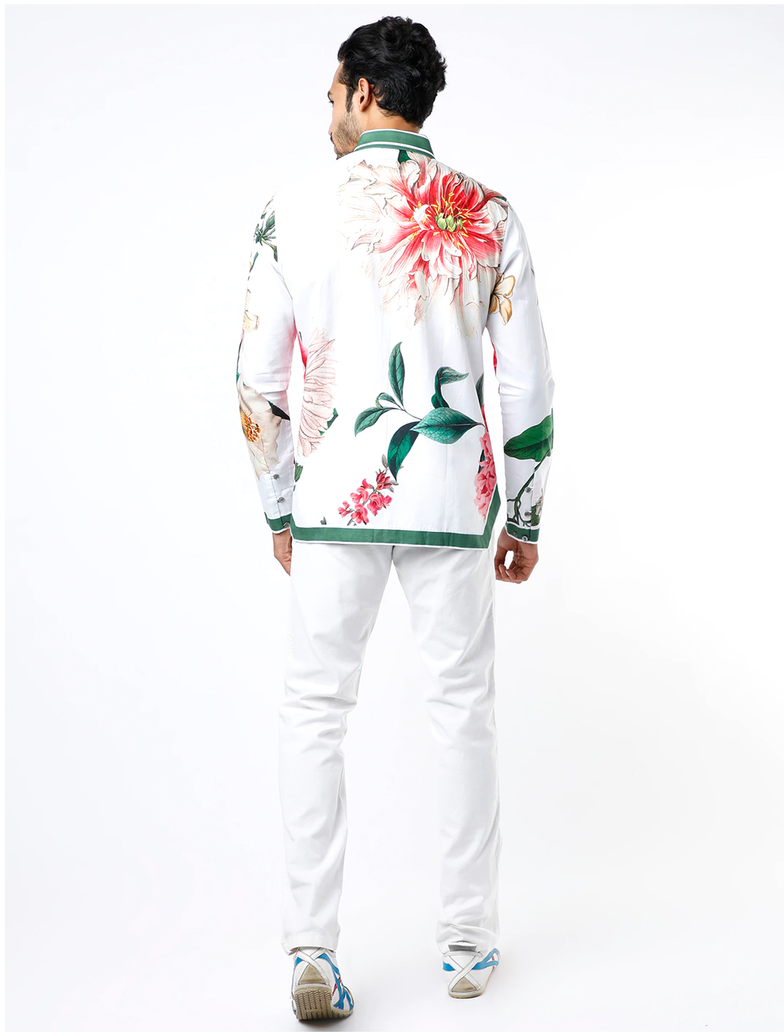 Liam White Hem Striper Shirt