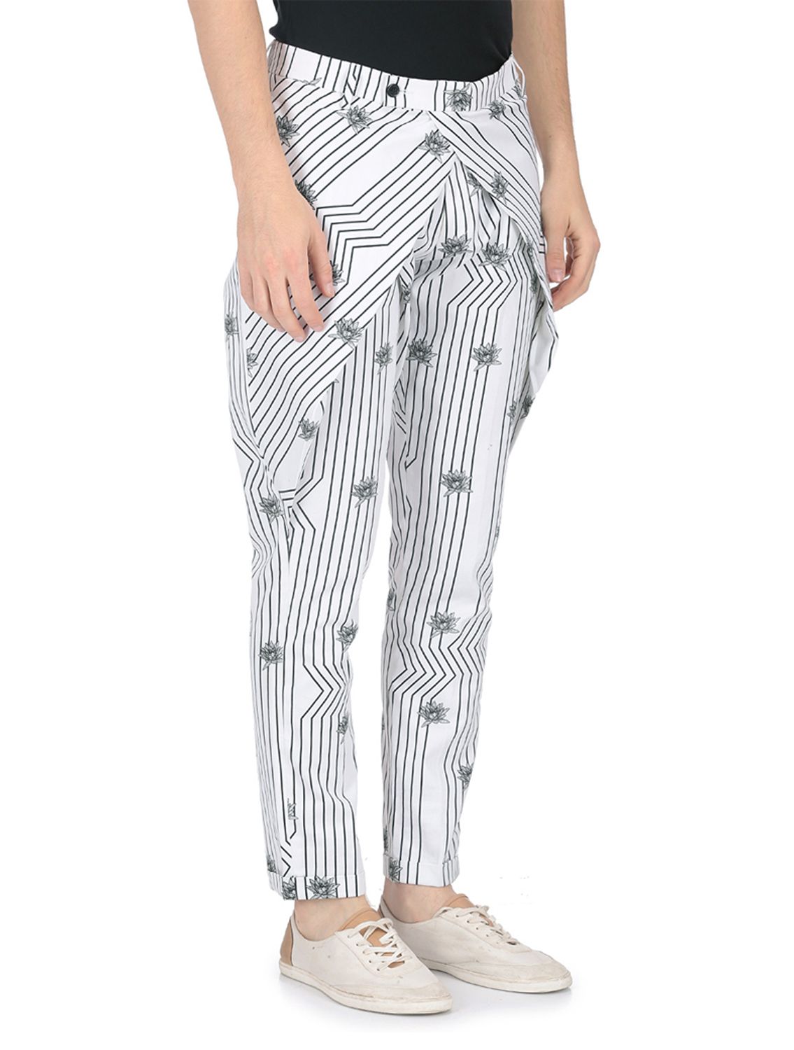BW Trouser in Fu-Hua Print
