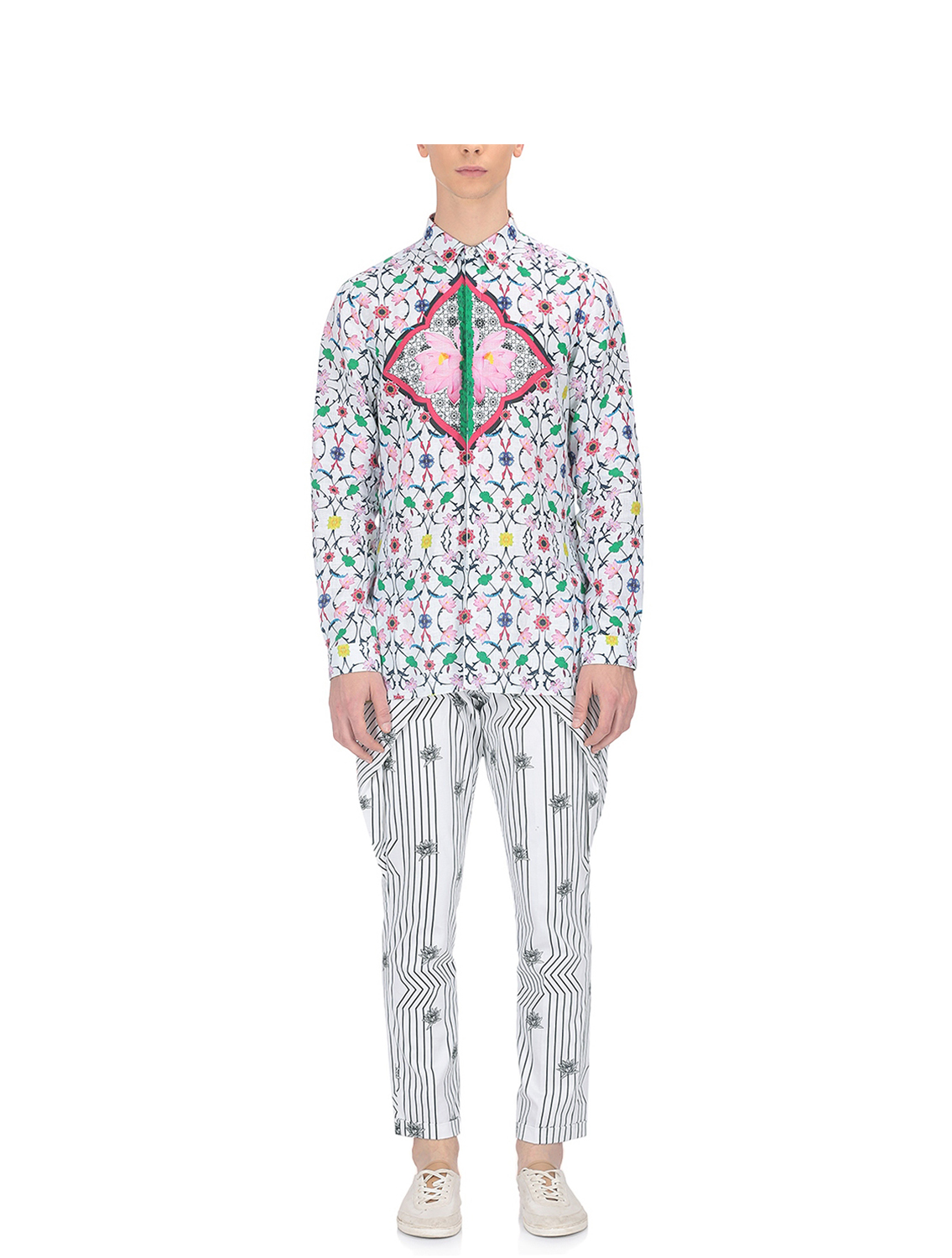 Linen Shirt Patoj print