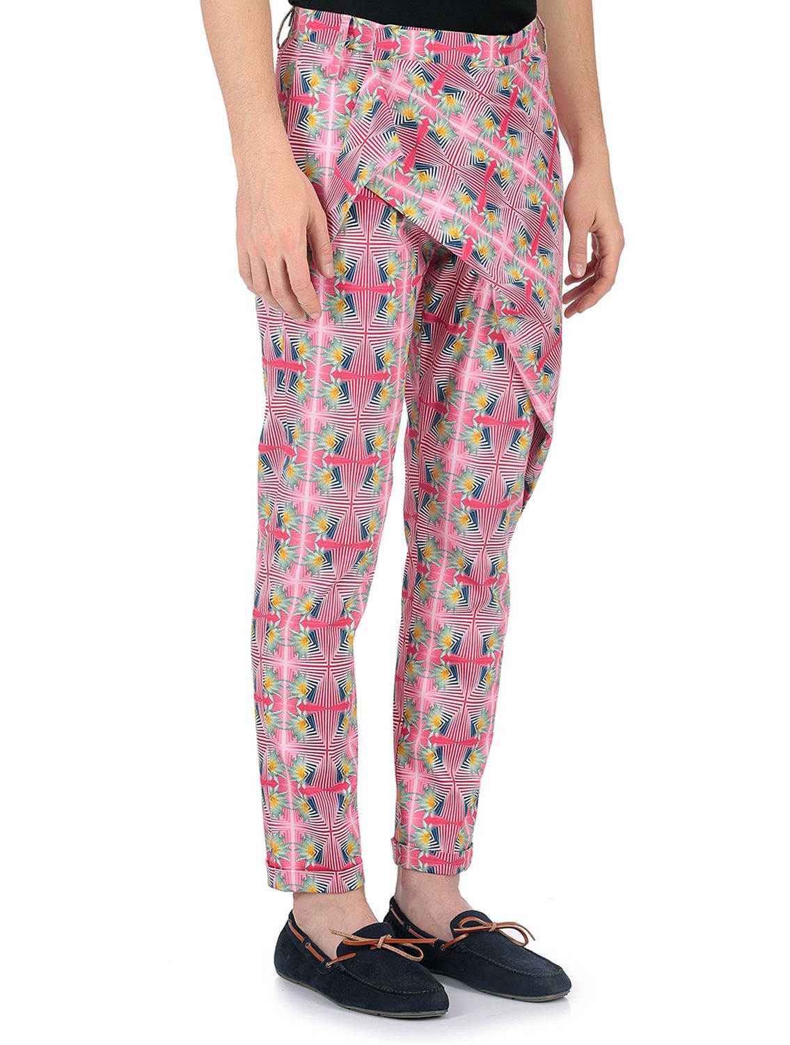 Wrap Trouser in Kaleido Pushkar Print