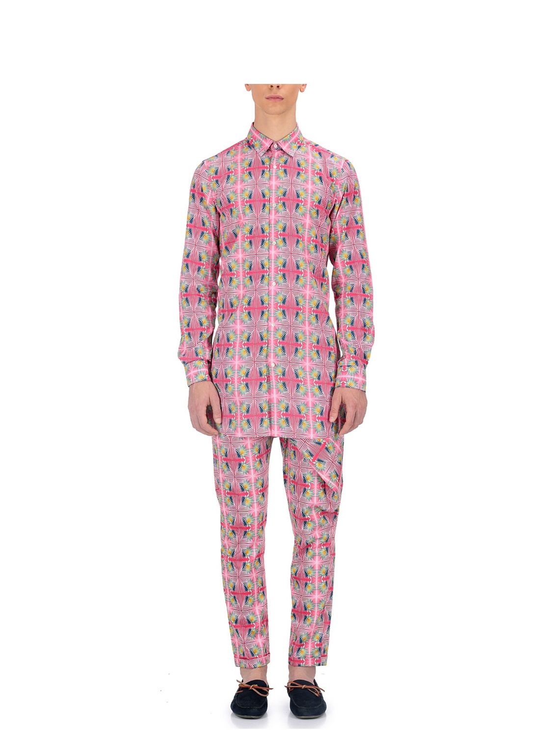 Wrap Trouser in Kaleido Pushkar Print