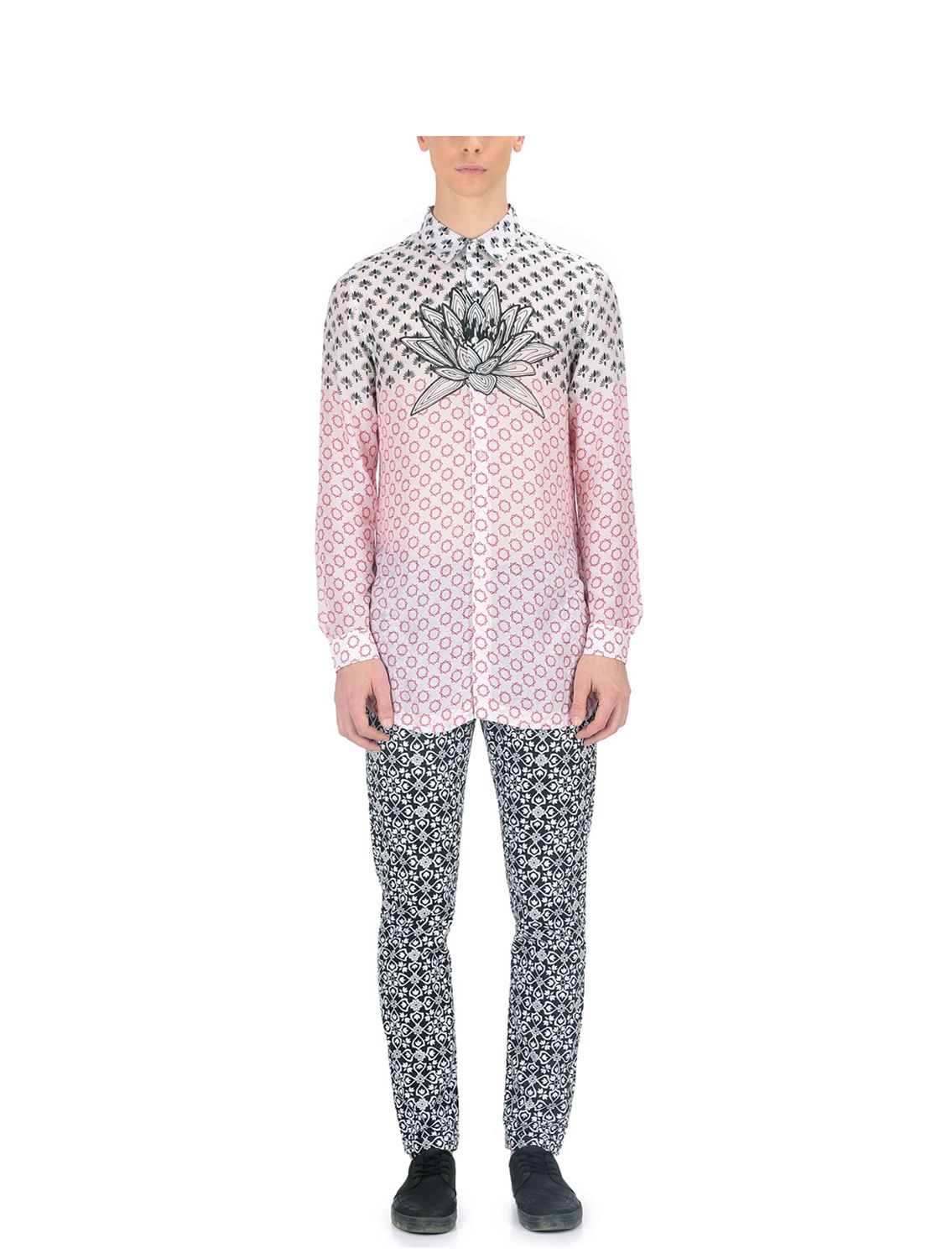 BW Trouser in Kaleido Nucifera Print