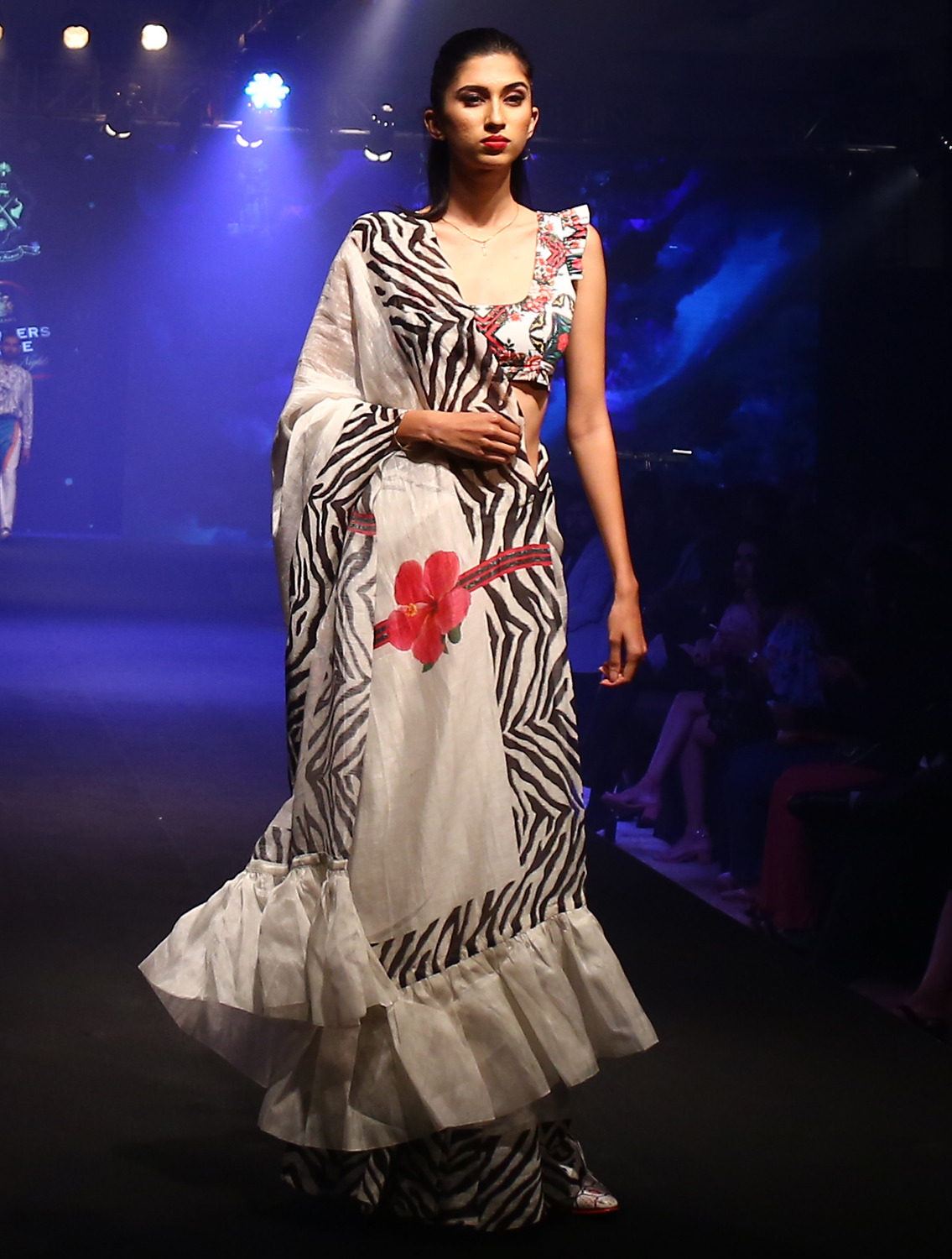 Hiver Striped Border Silk Linen Saree