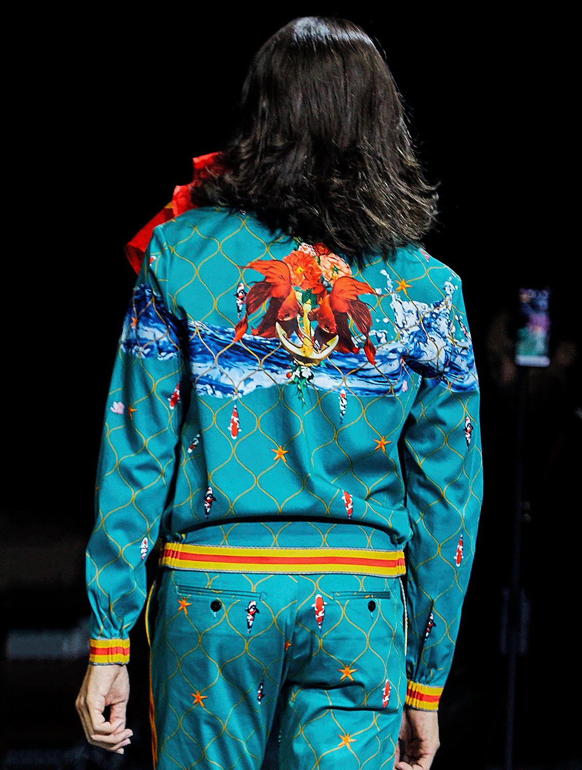 Fisher Aqua Green Bomber Jacket