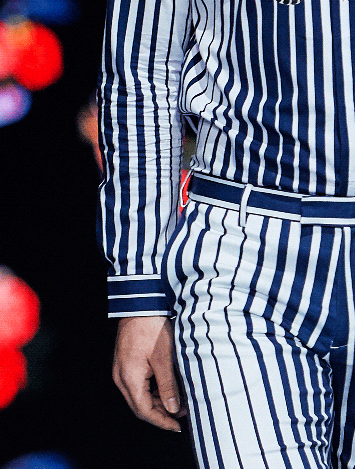 Bay Striper Printed Shirt