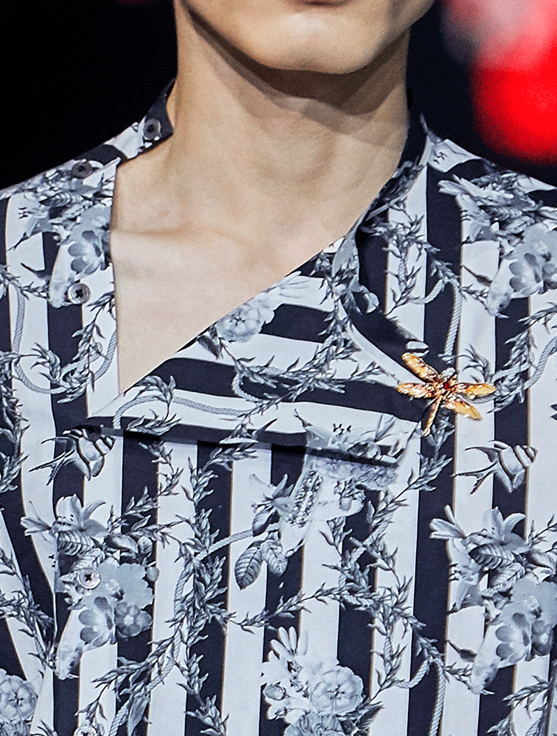 Jacques Angharkha Style Shirt with Black Kilt Pants