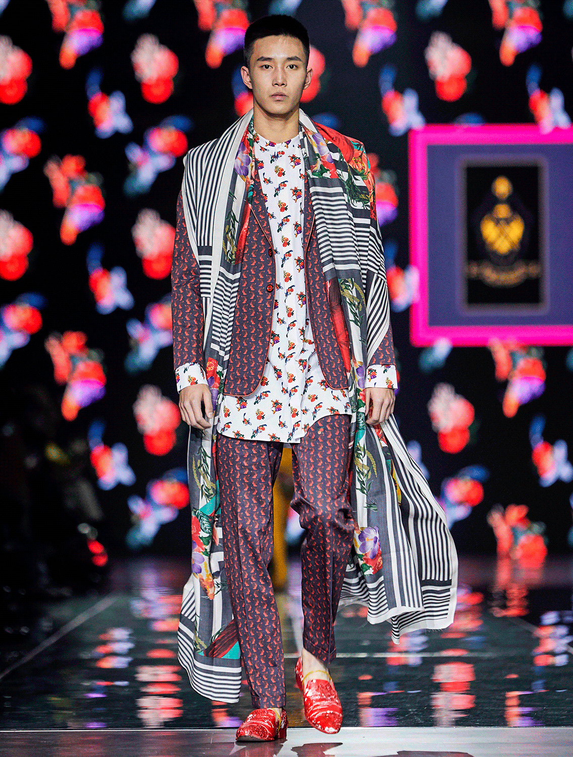 Oliver Collar Printed Shirt