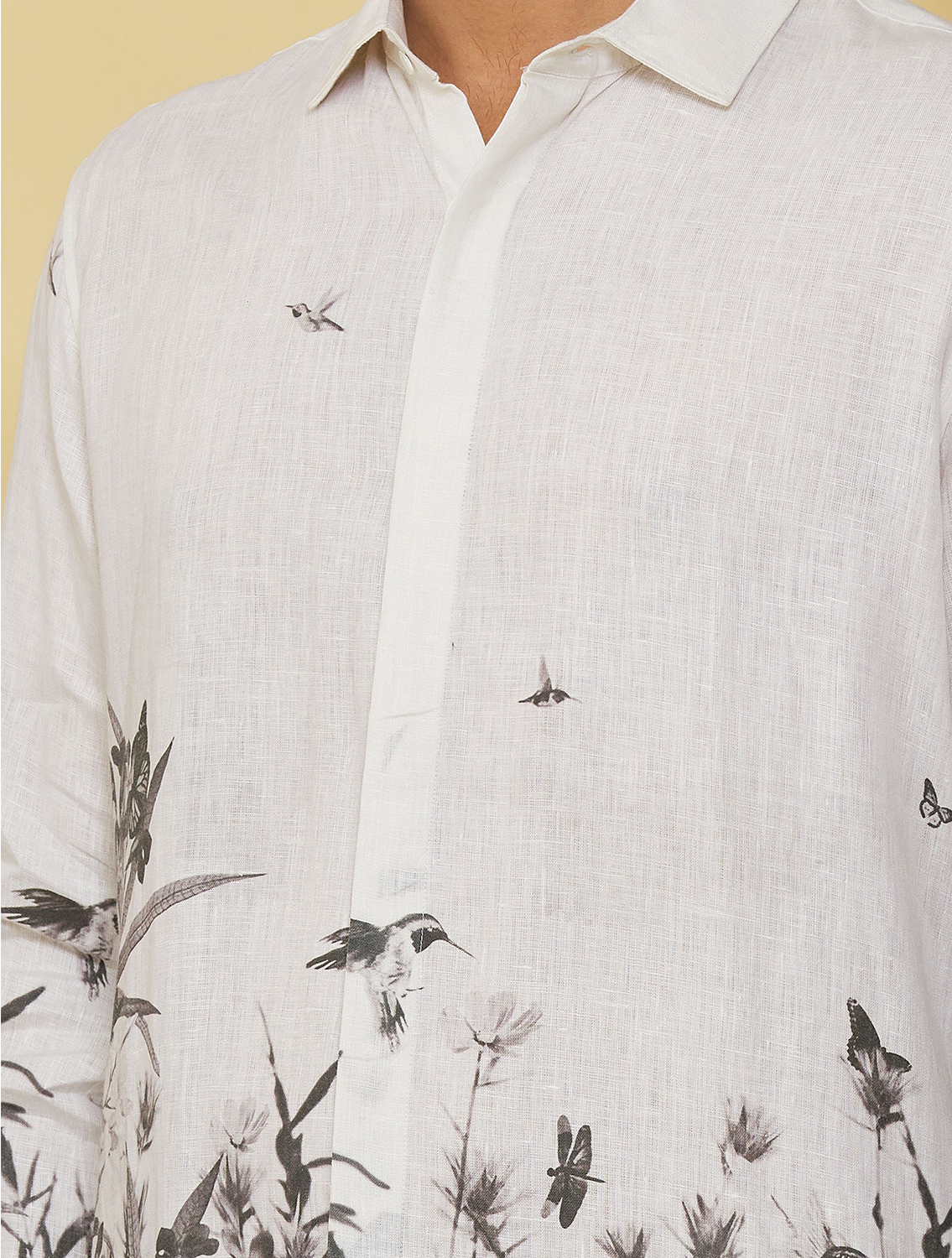 White Garden Linen Shirt