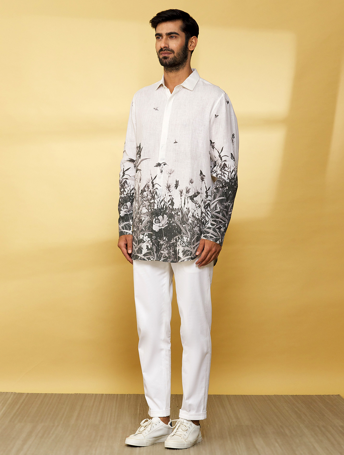 White Garden Linen Shirt