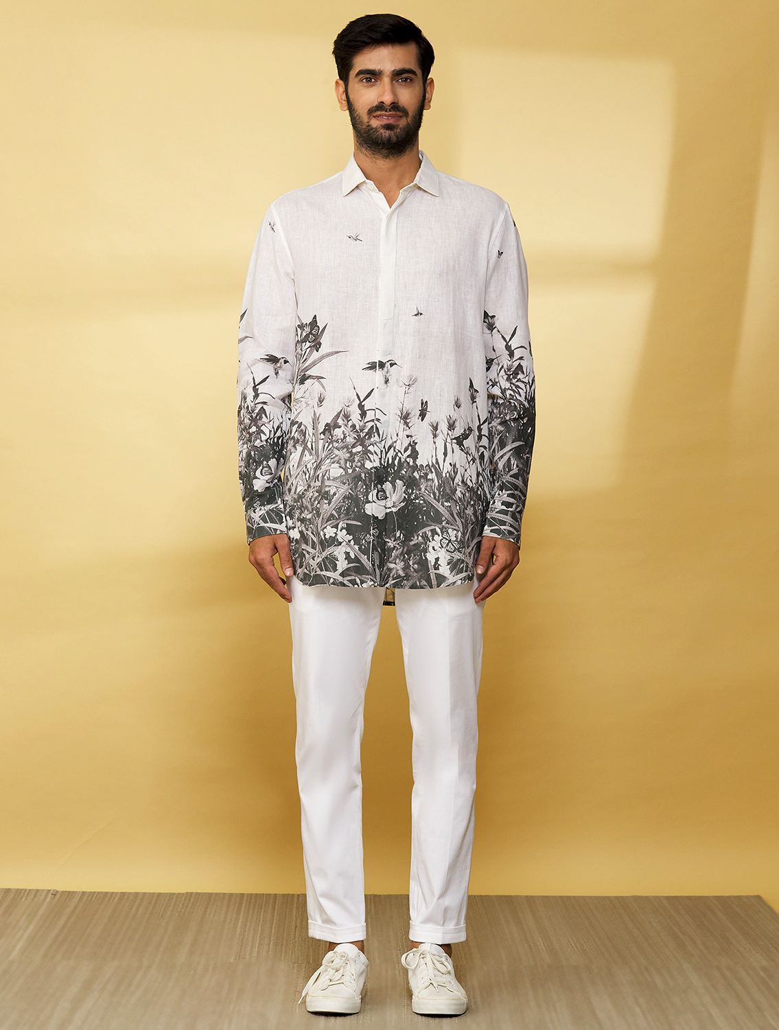 White Garden Linen Shirt