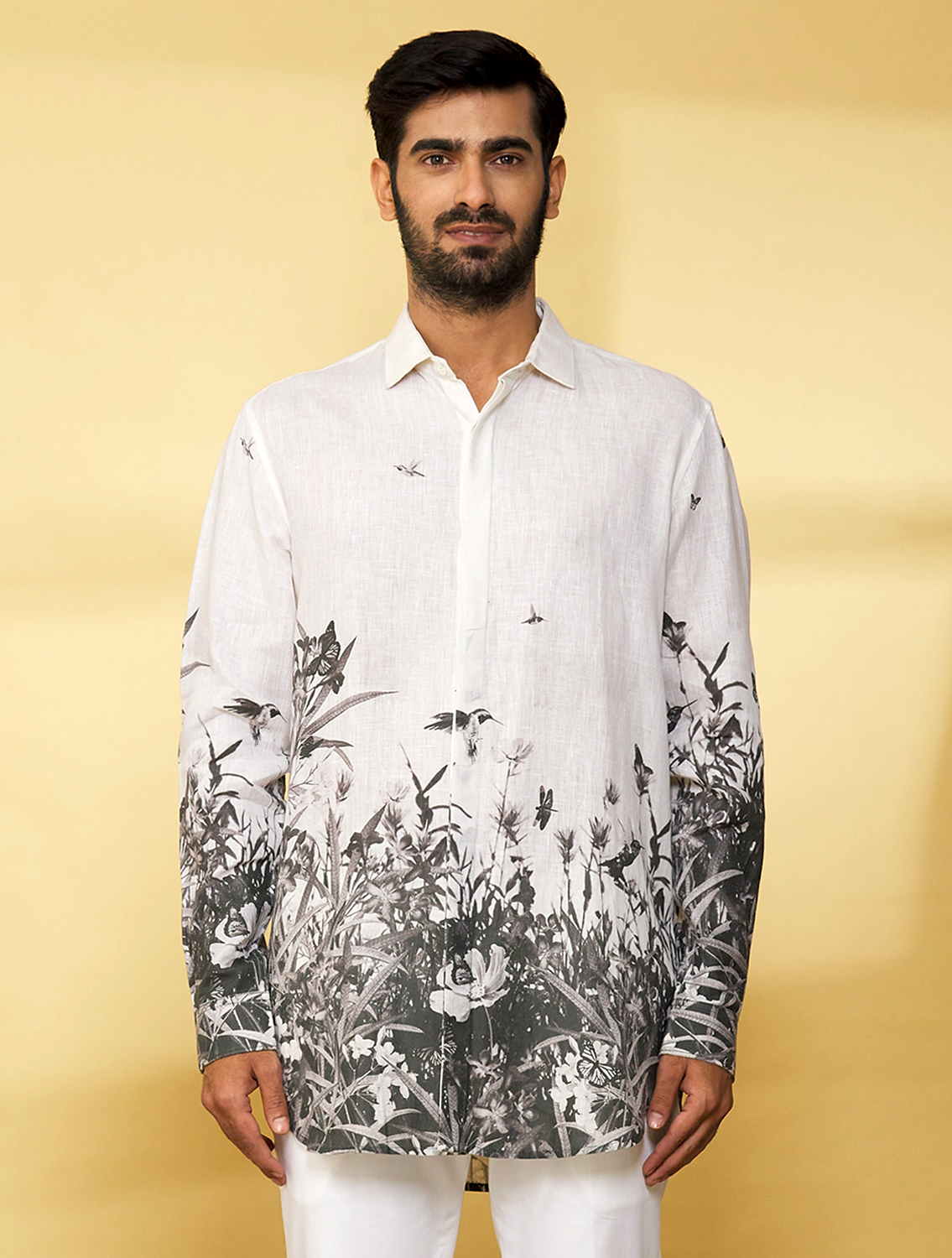 White Garden Linen Shirt
