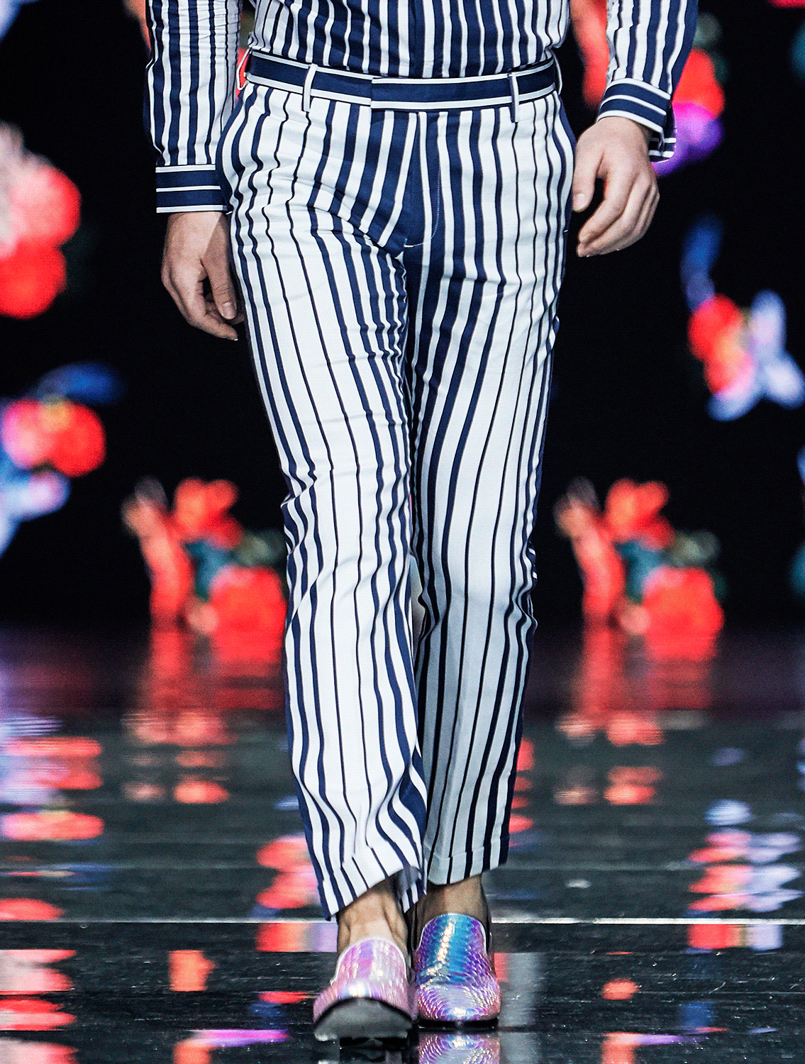 Eric Stripe Trousers